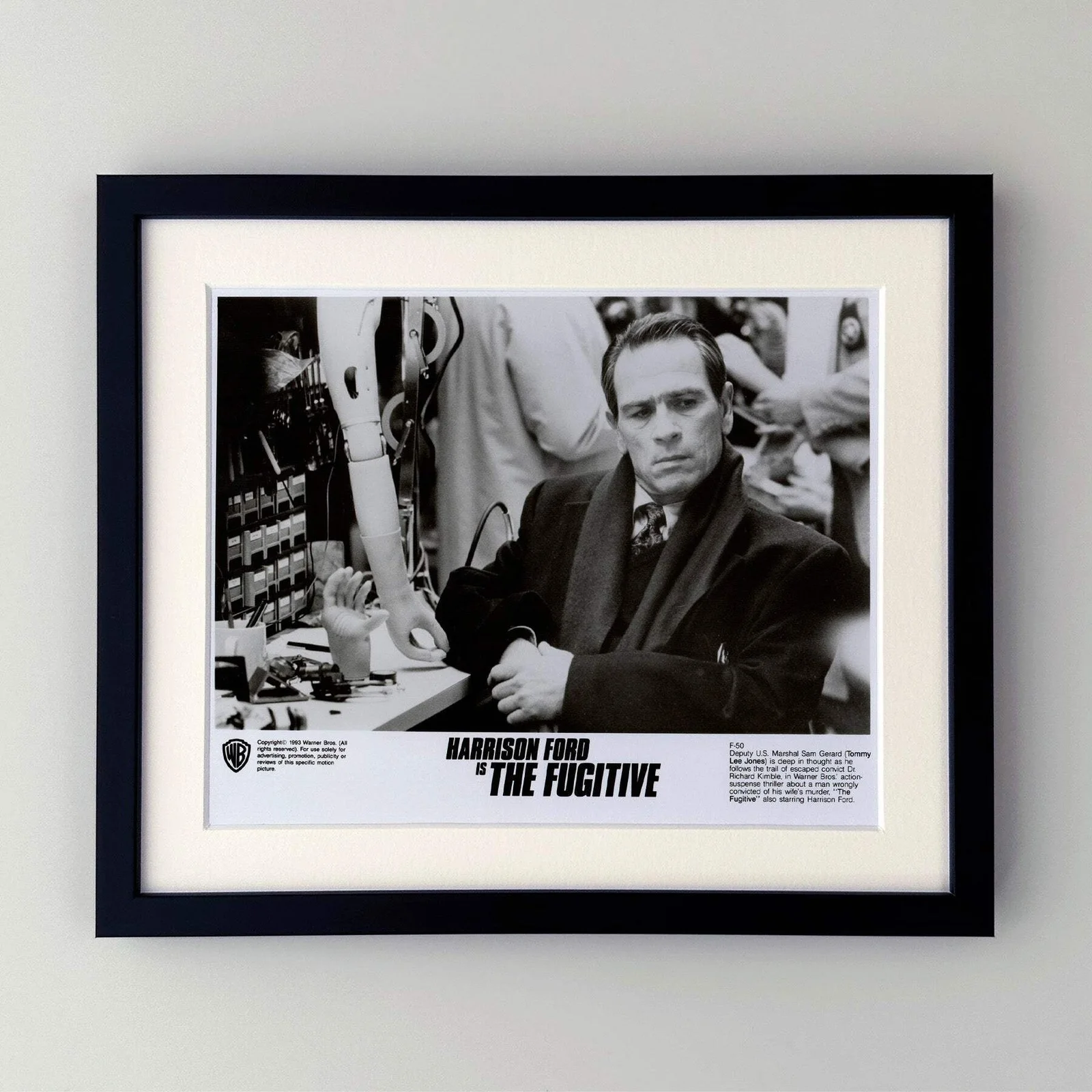 The Fugitive (1993) Press Publicity Still - Framed, image 2