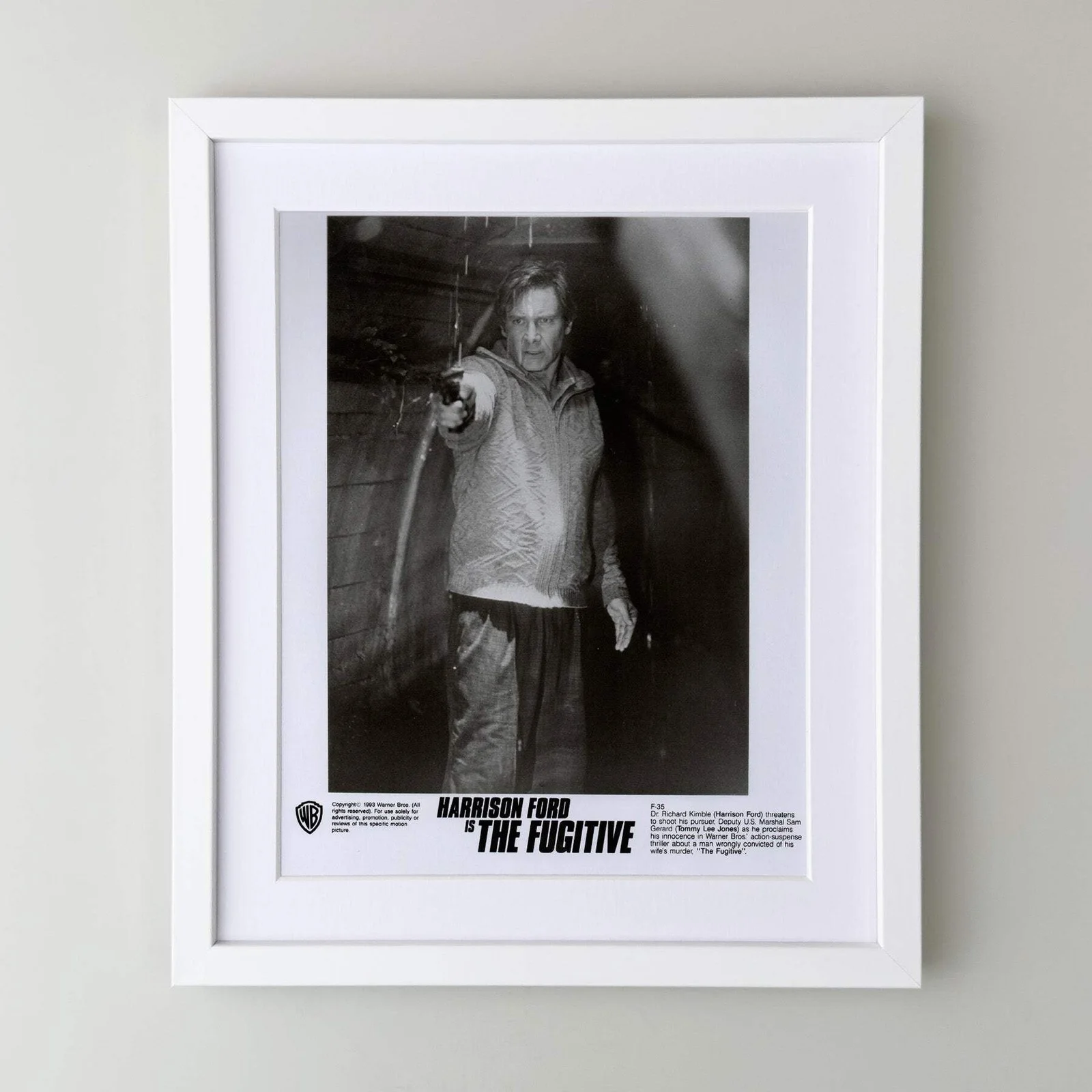 The Fugitive (1993) Press Publicity Still - Framed, image 3