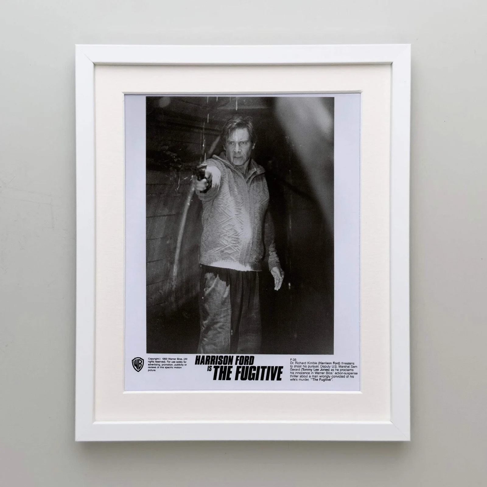 The Fugitive (1993) Press Publicity Still - Framed, image 4