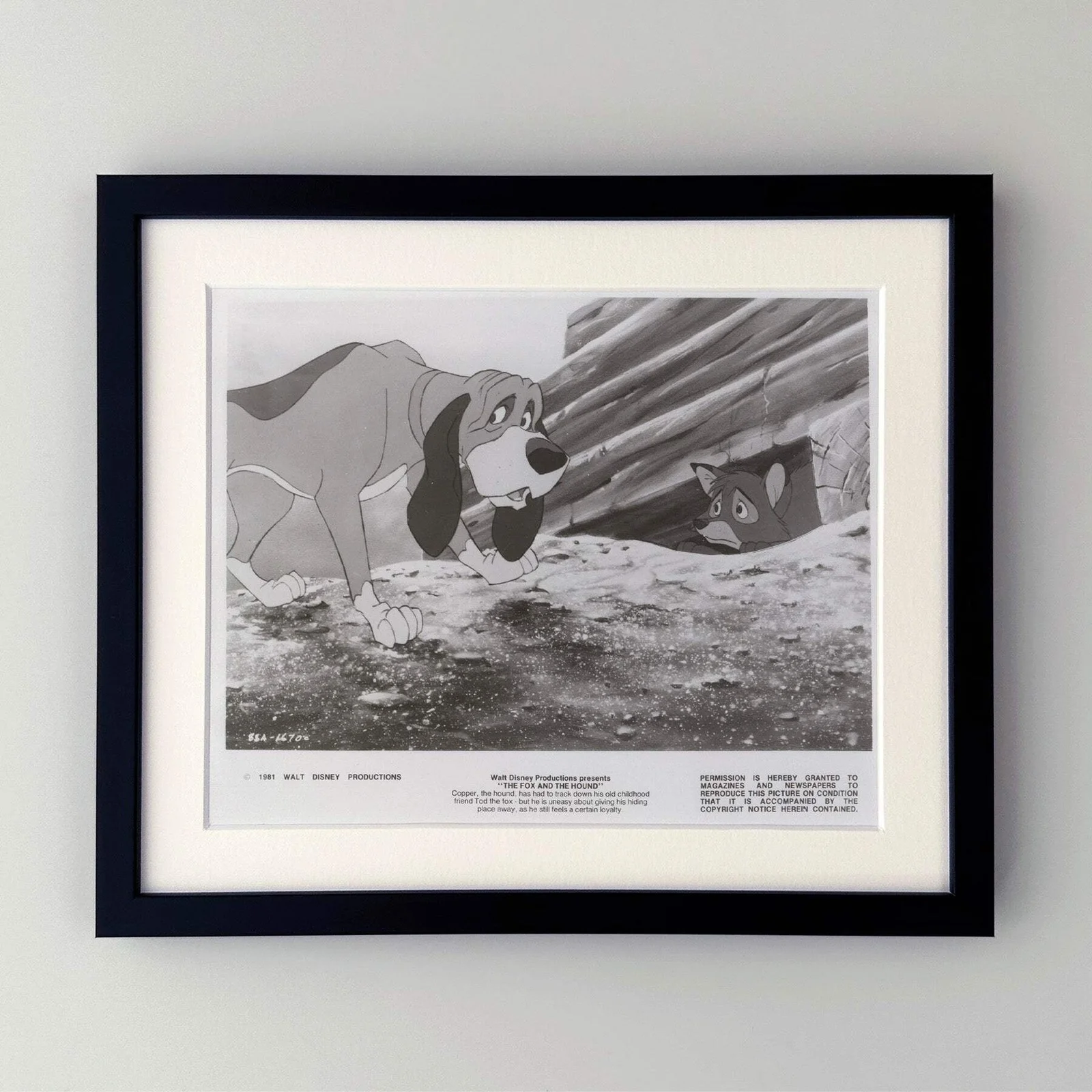 The Fox and the Hound ( 1981) Press Publicity Still - Framed, image 2