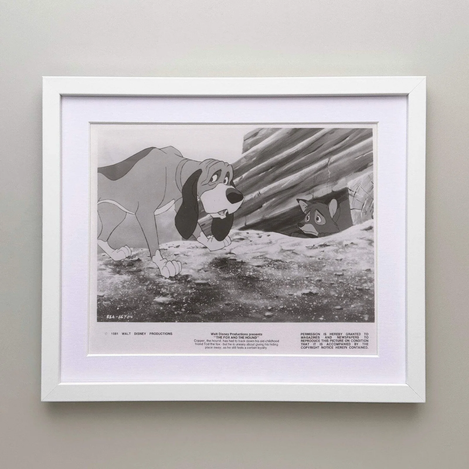 The Fox and the Hound ( 1981) Press Publicity Still - Framed, image 3