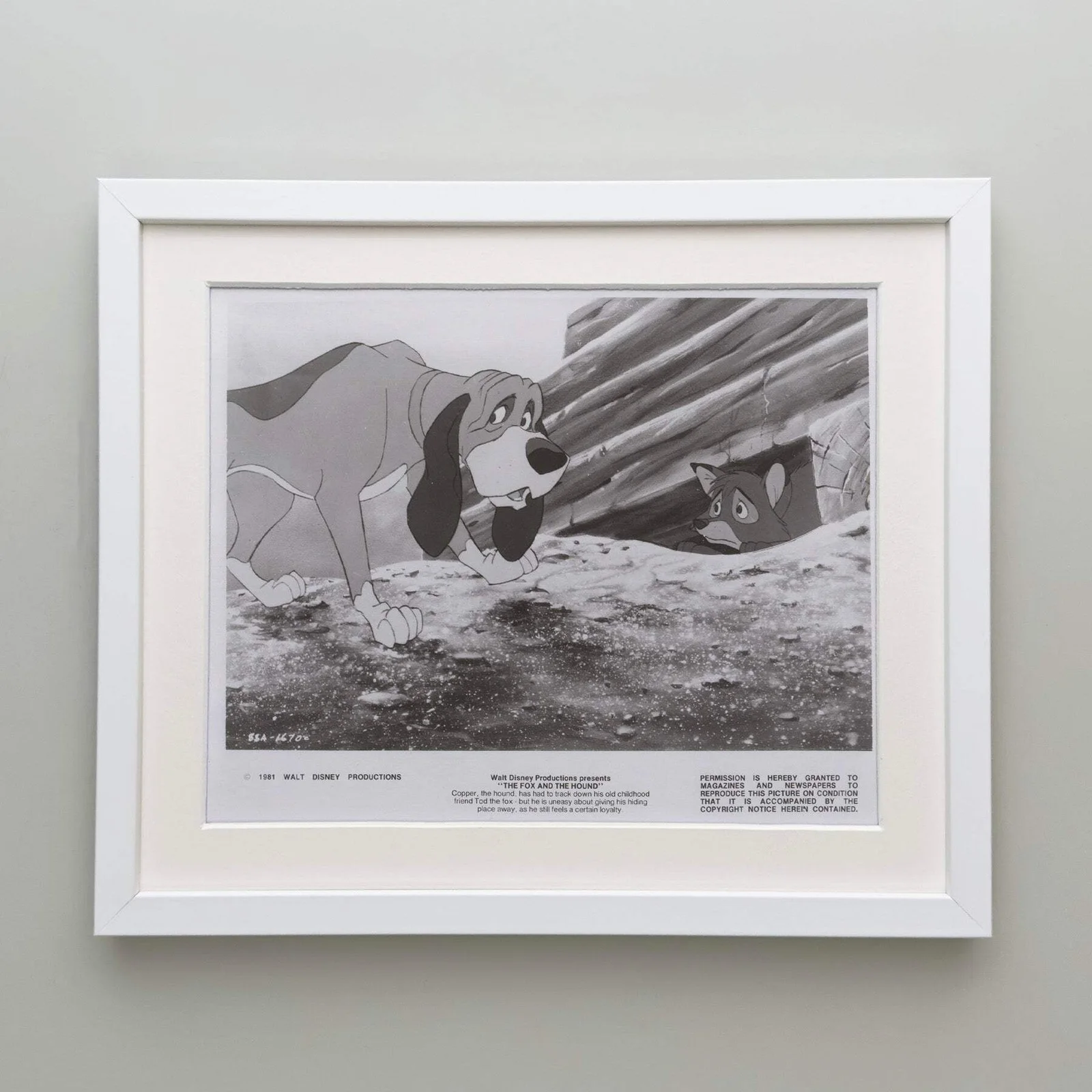The Fox and the Hound ( 1981) Press Publicity Still - Framed, image 4