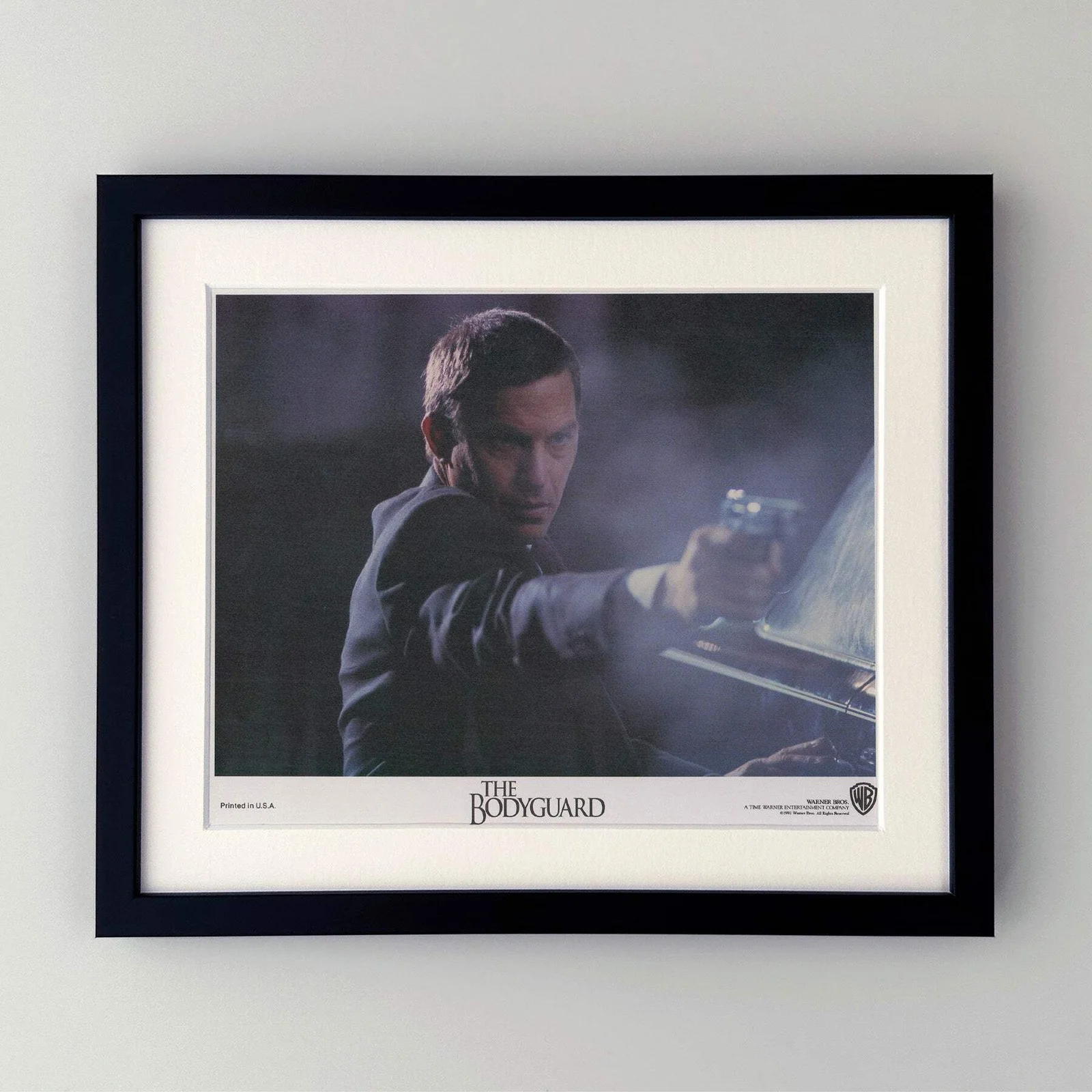 The Bodyguard (1992) Lobby Card - Framed, image 2