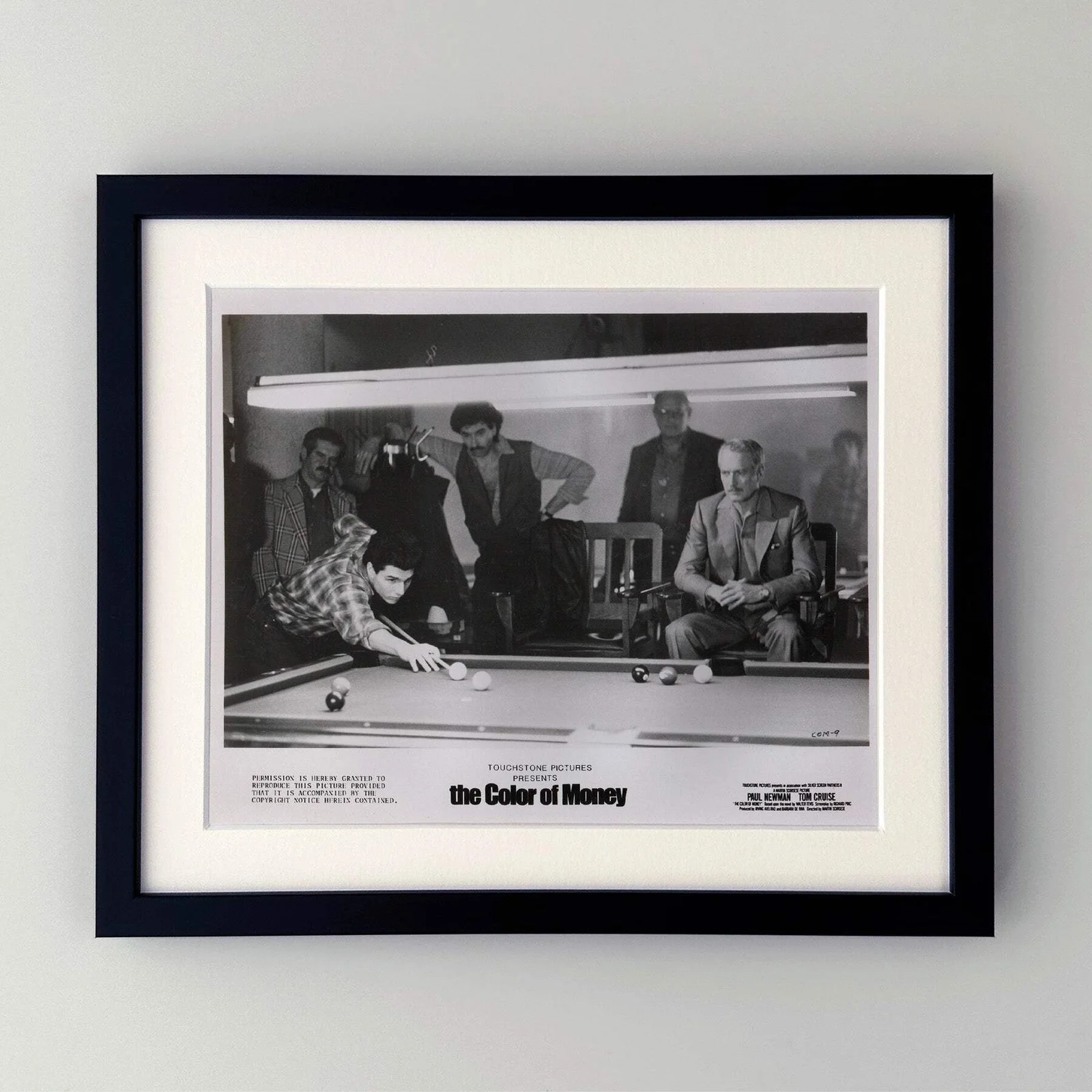 The Color of Money (1986) Press Publicity Still - Framed, image 2
