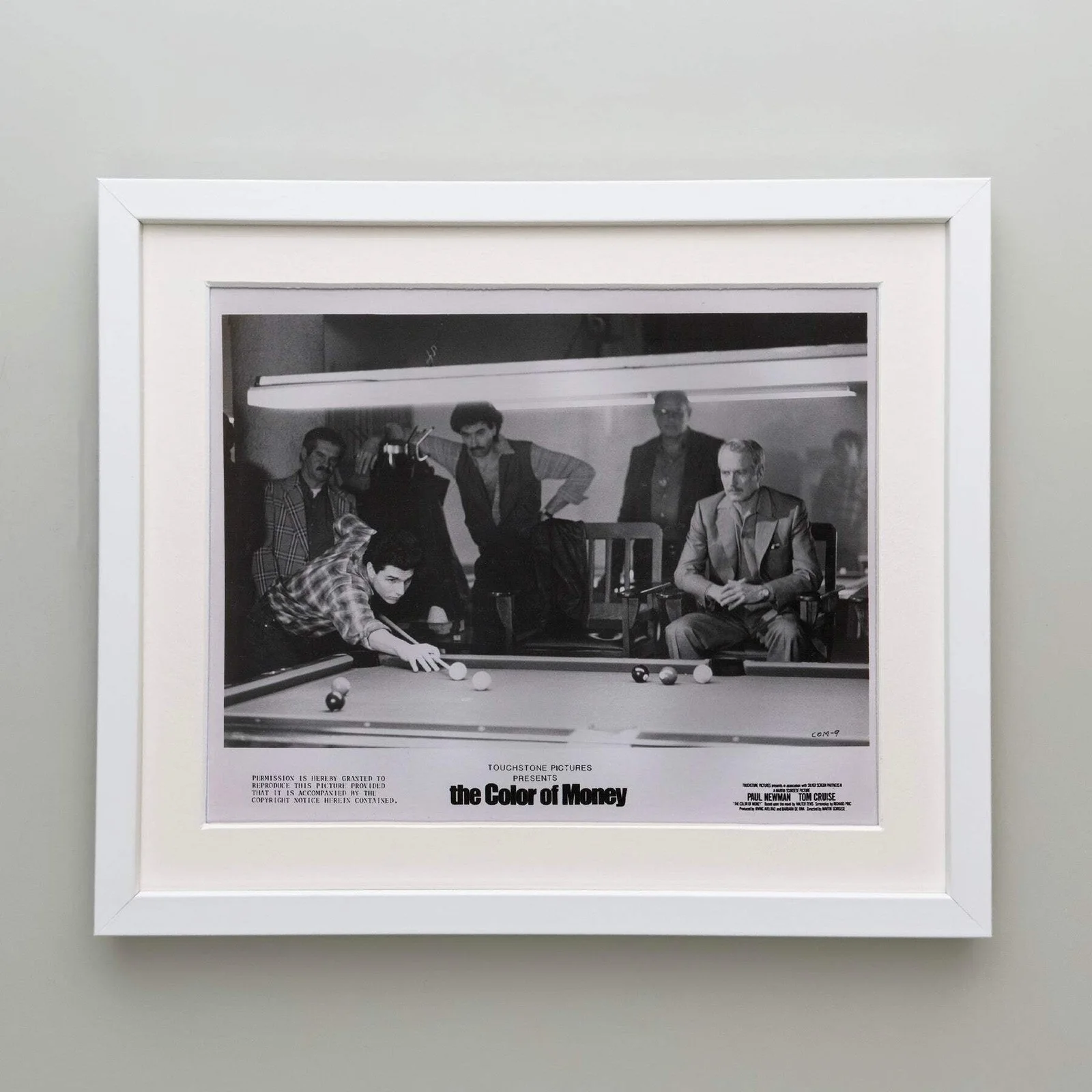 The Color of Money (1986) Press Publicity Still - Framed, image 4