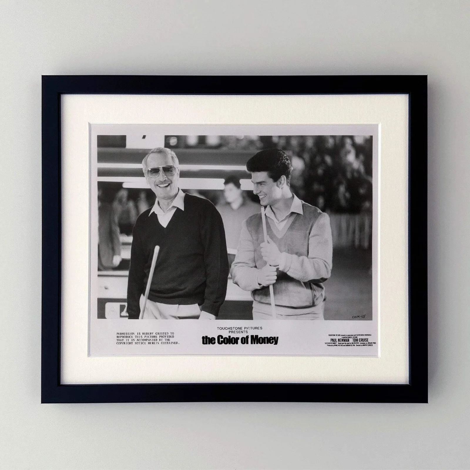 The Color of Money (1986) Press Publicity Still - Framed, изображение 2