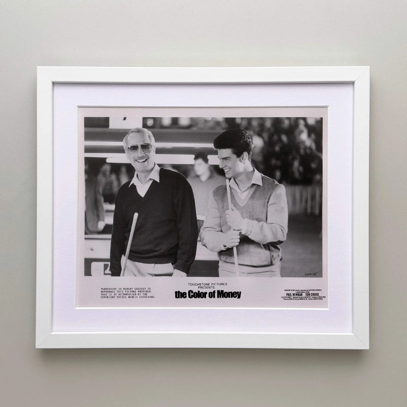 The Color of Money (1986) Press Publicity Still - Framed, изображение 3