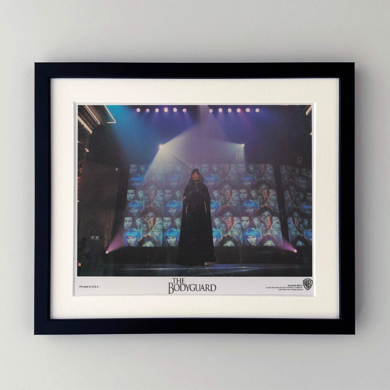 The Bodyguard (1992) Lobby Card - Framed, image 2
