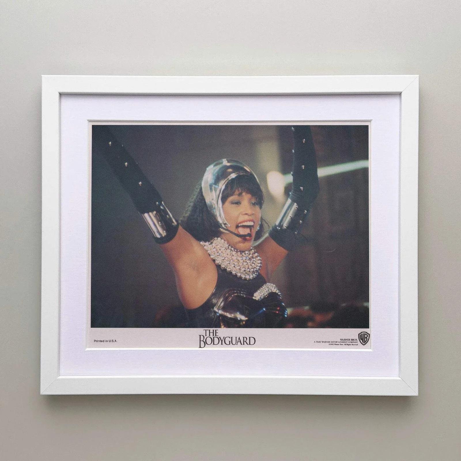 The Bodyguard (1992) Lobby Card - Framed, image 3