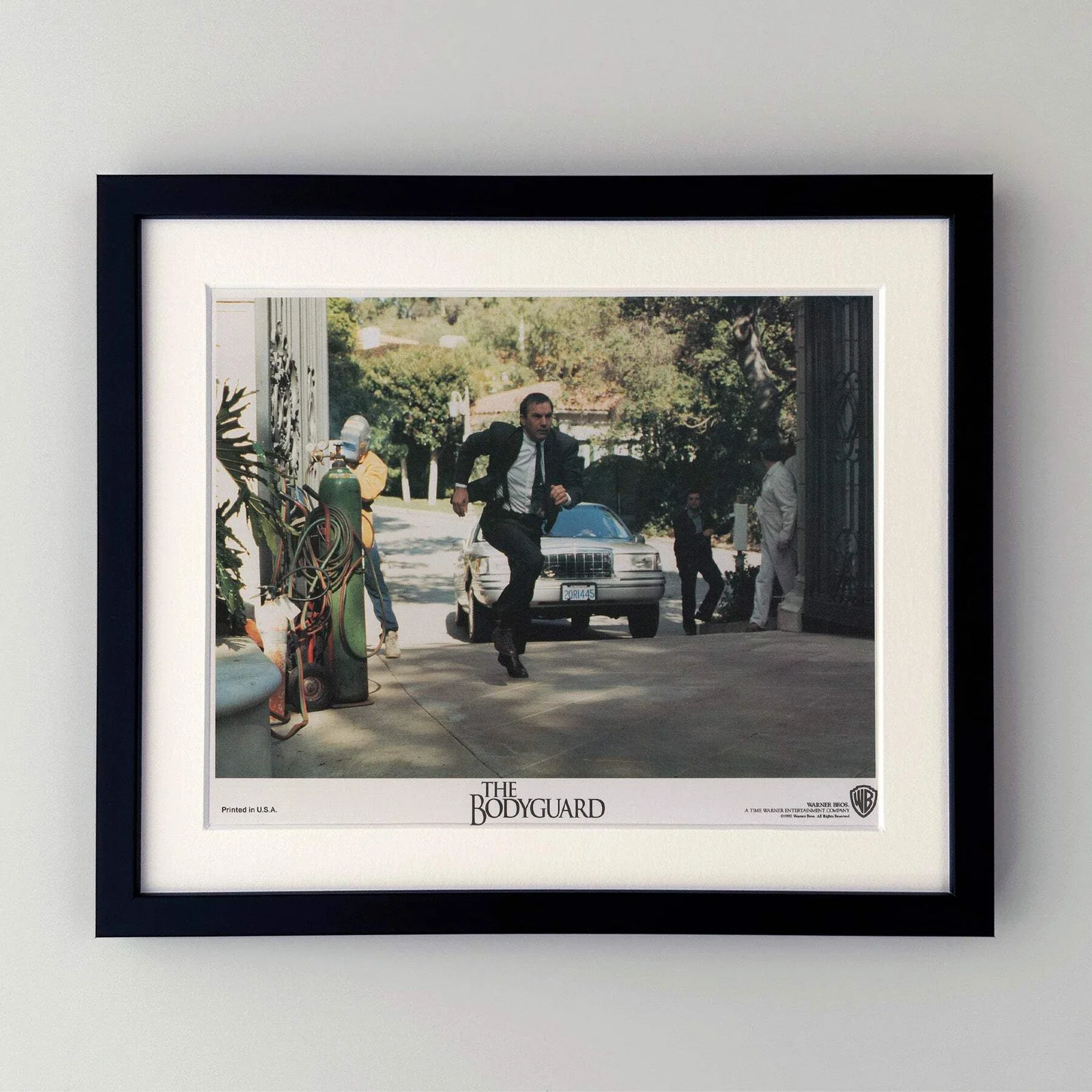 The Bodyguard (1992) Lobby Card - Framed, image 2