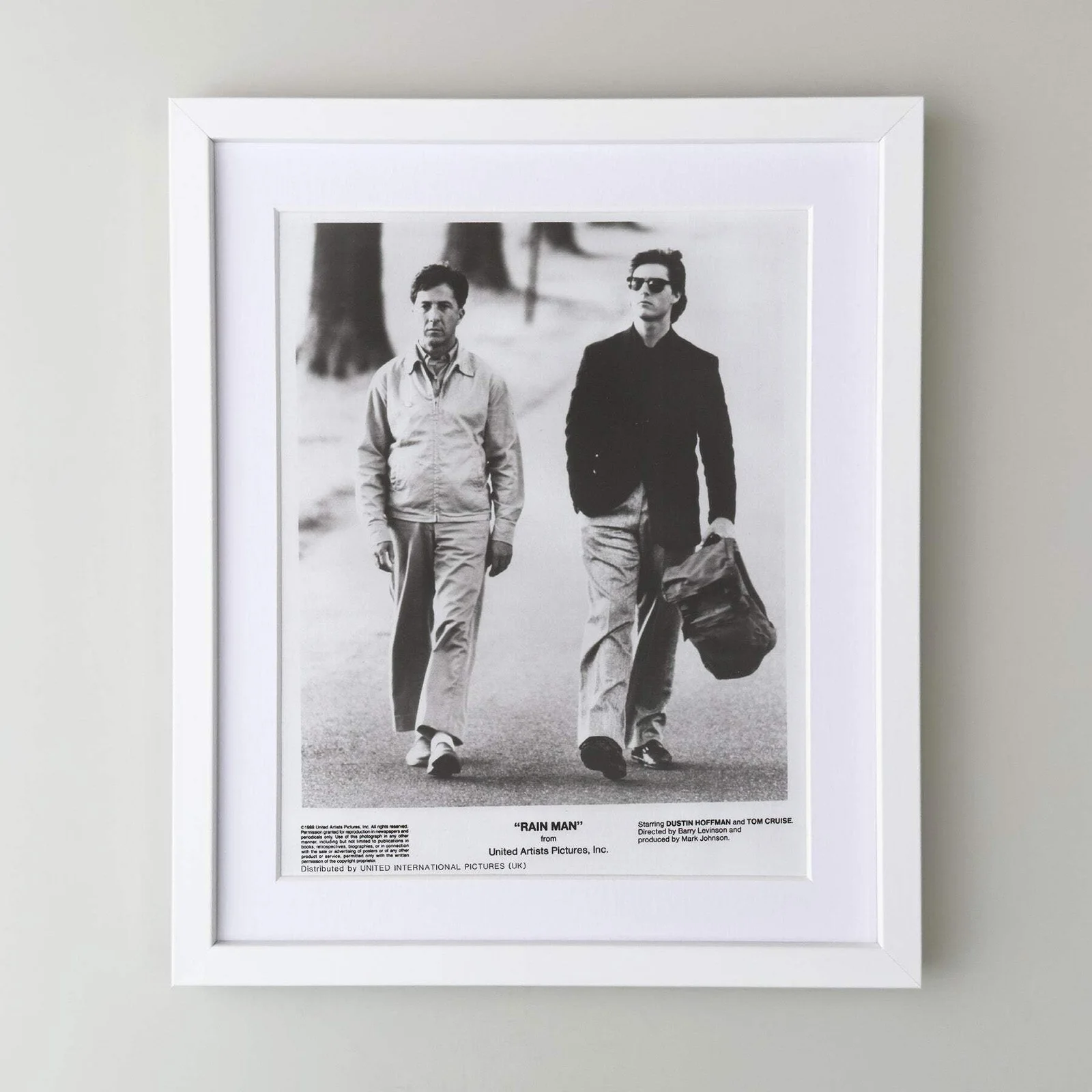 Rain Man (1988) Press Publicity Still - Framed, image 3