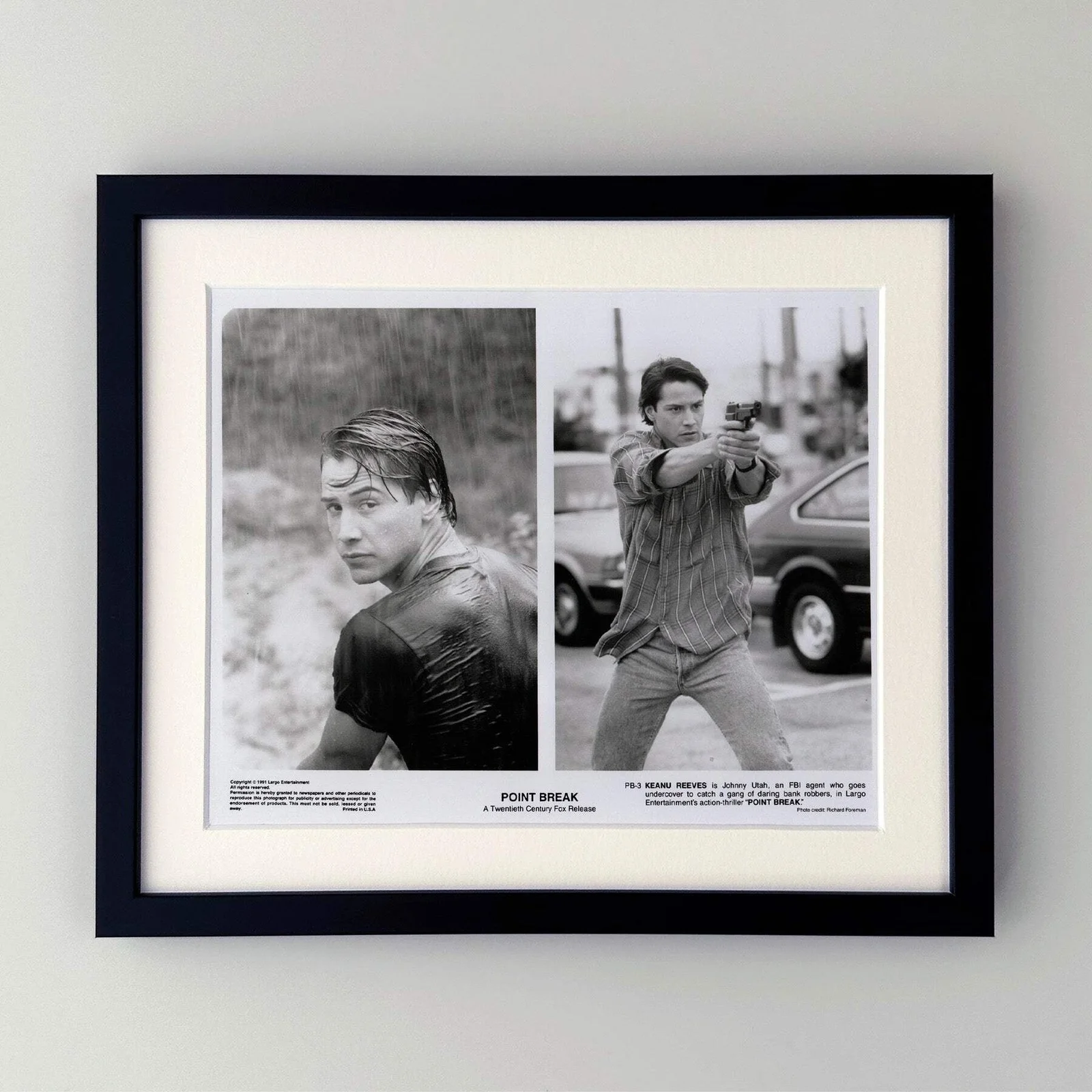 Point Break (1991) Press Publicity Still - Framed, image 2