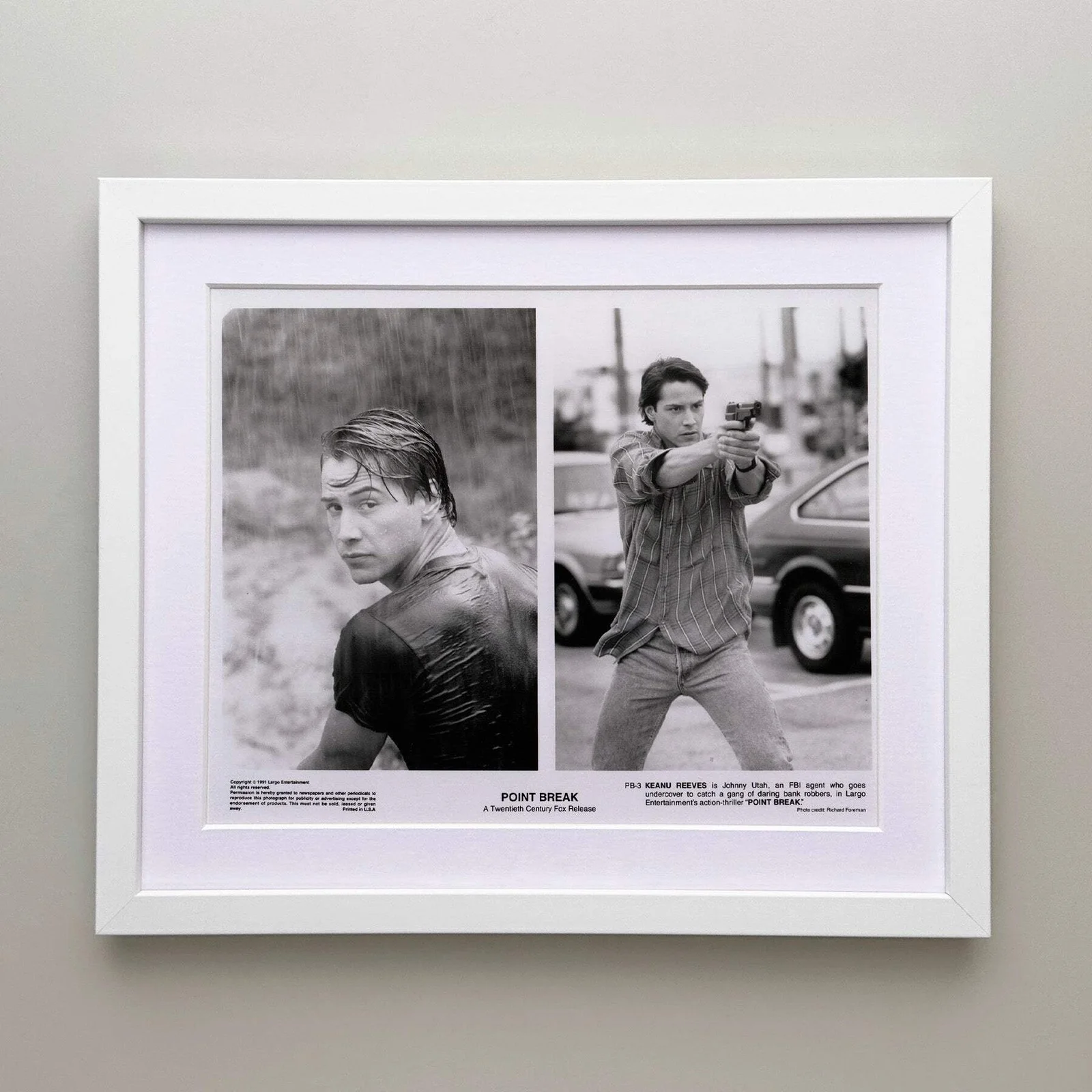 Point Break (1991) Press Publicity Still - Framed, image 3