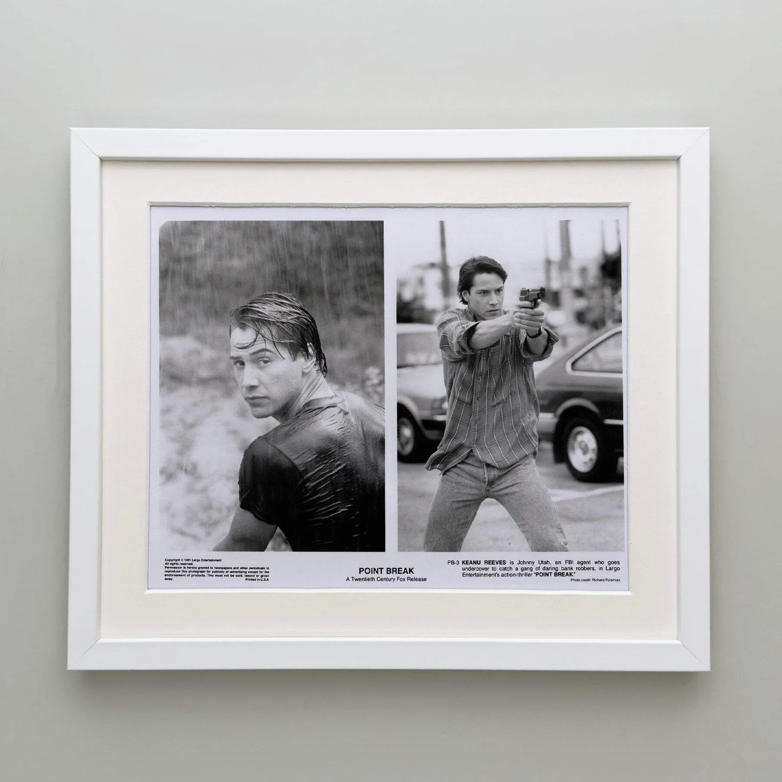 Point Break (1991) Press Publicity Still - Framed, image 4