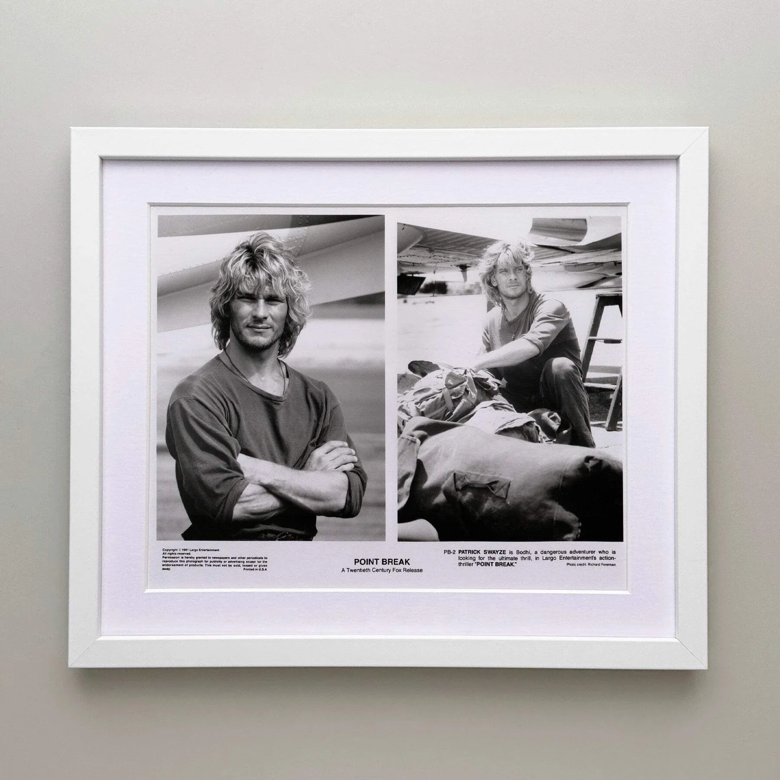Point Break (1991) Press Publicity Still - Framed, image 3