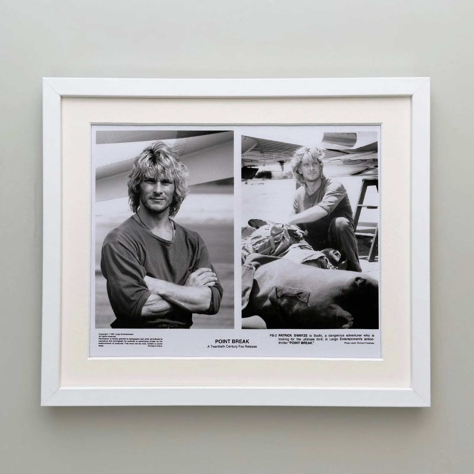 Point Break (1991) Press Publicity Still - Framed, image 4