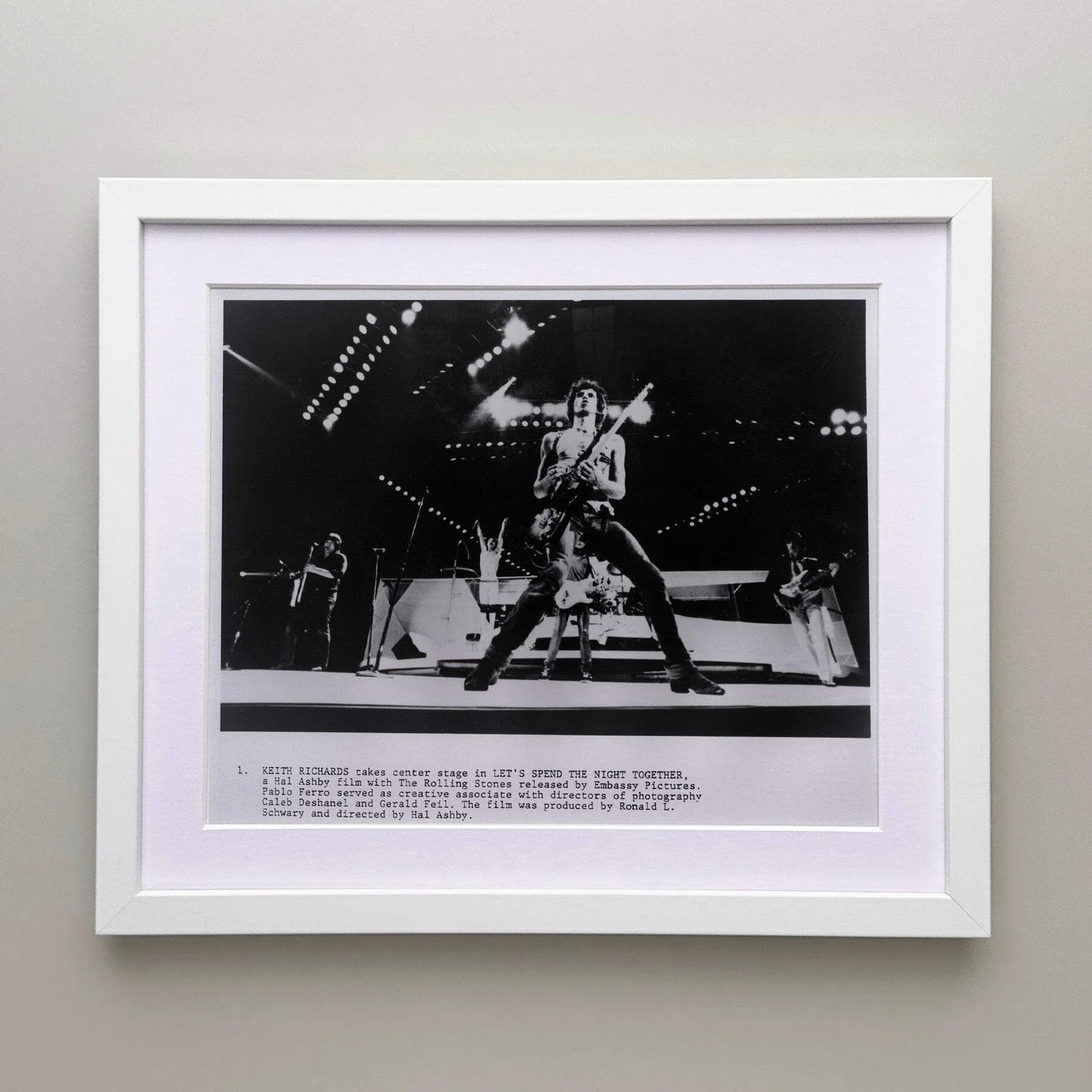 Lets Spend the Night Together (1982) Press Publicity Still - Framed, image 3