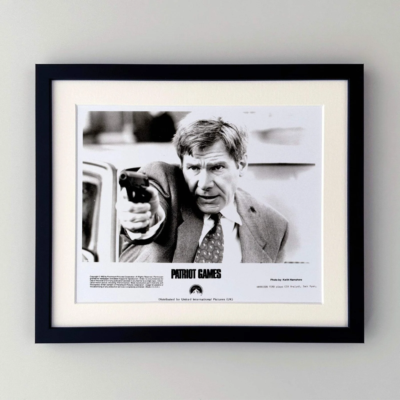 Patriot Games (1992) Press Publicity Still - Framed, image 2