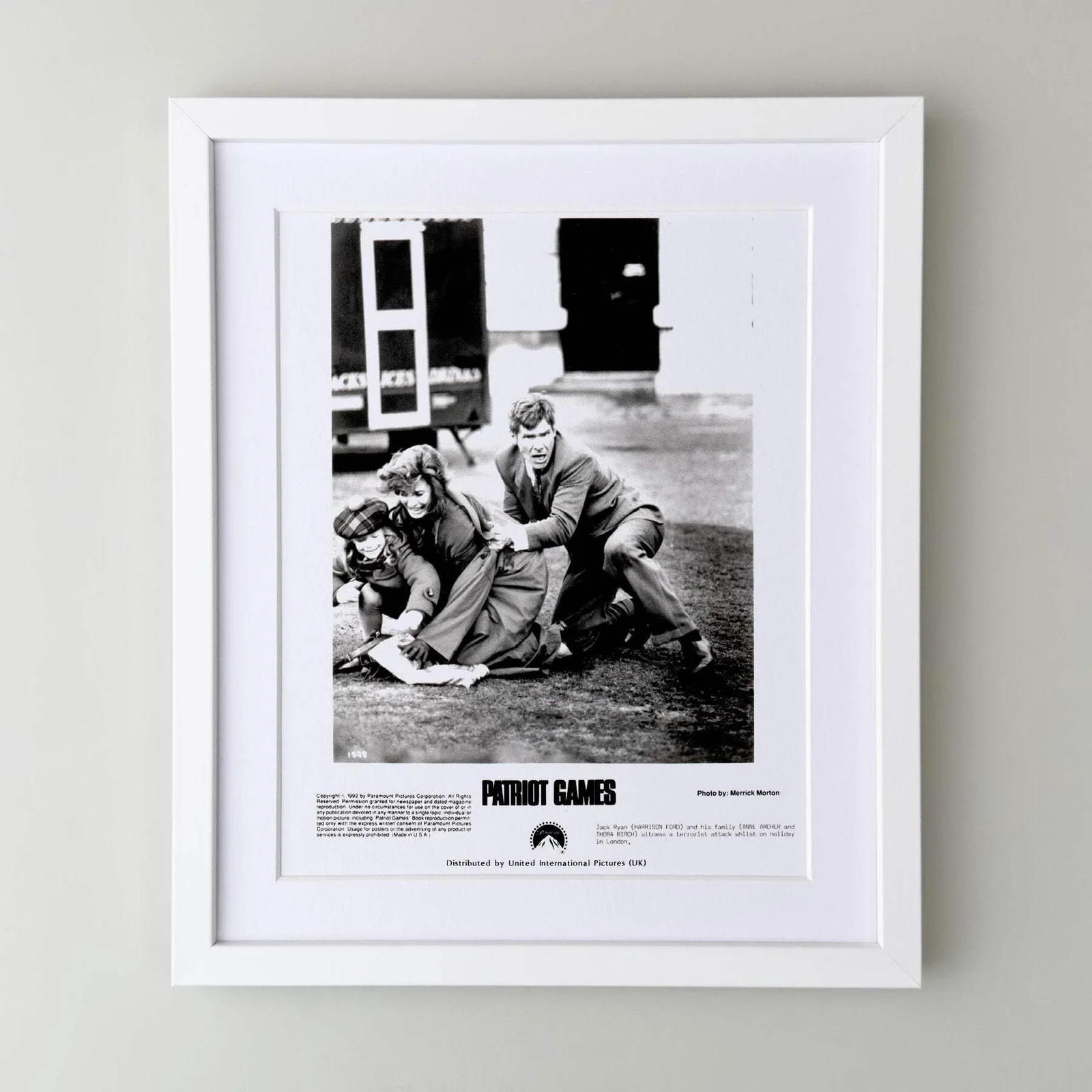 Patriot Games (1992) Press Publicity Still - Framed, image 3