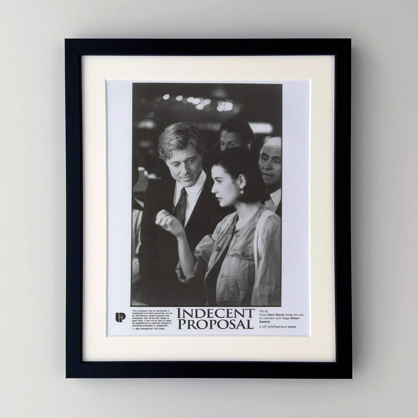Indecent Proposal (1993) Press Publicity Still - Framed, image 2