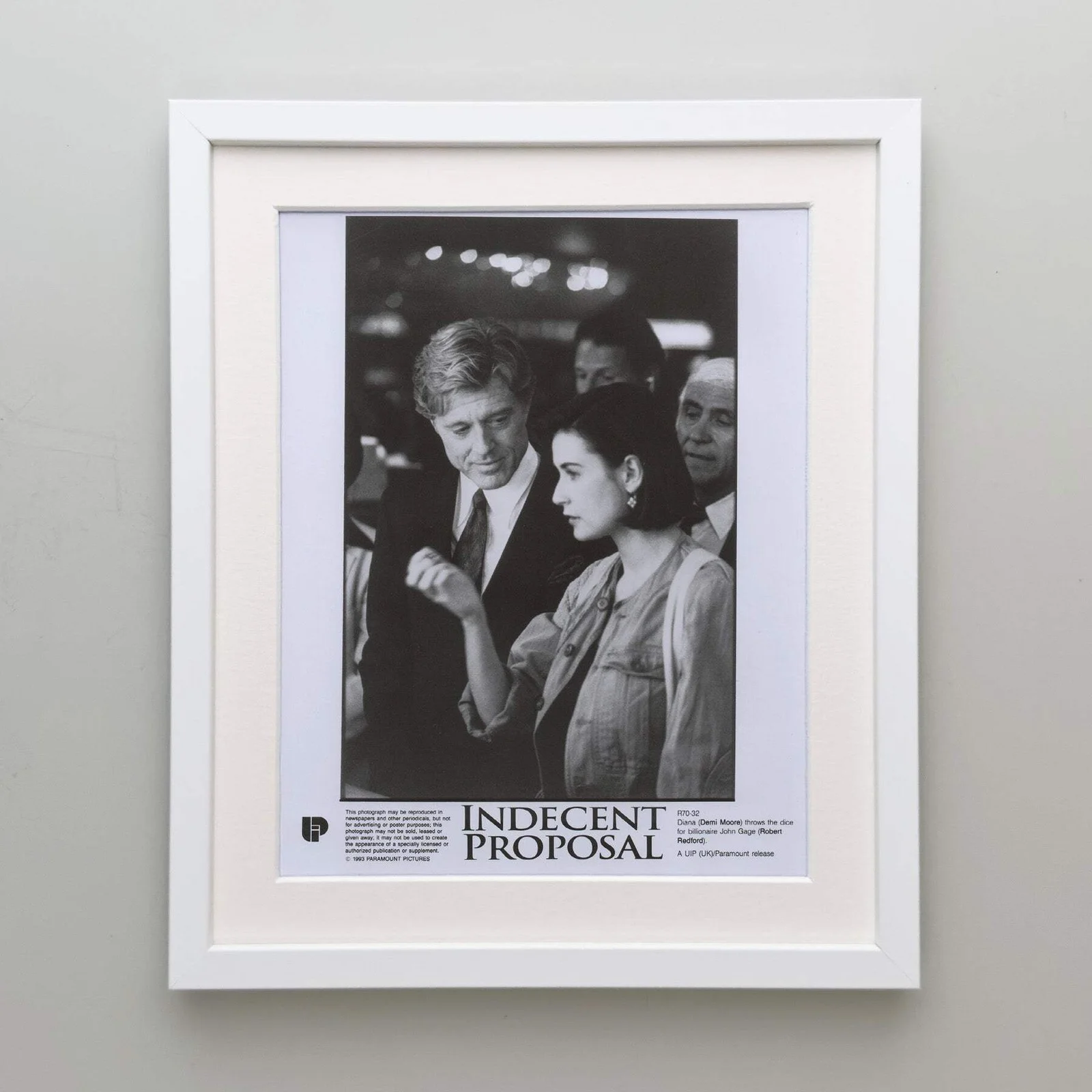 Indecent Proposal (1993) Press Publicity Still - Framed, image 4