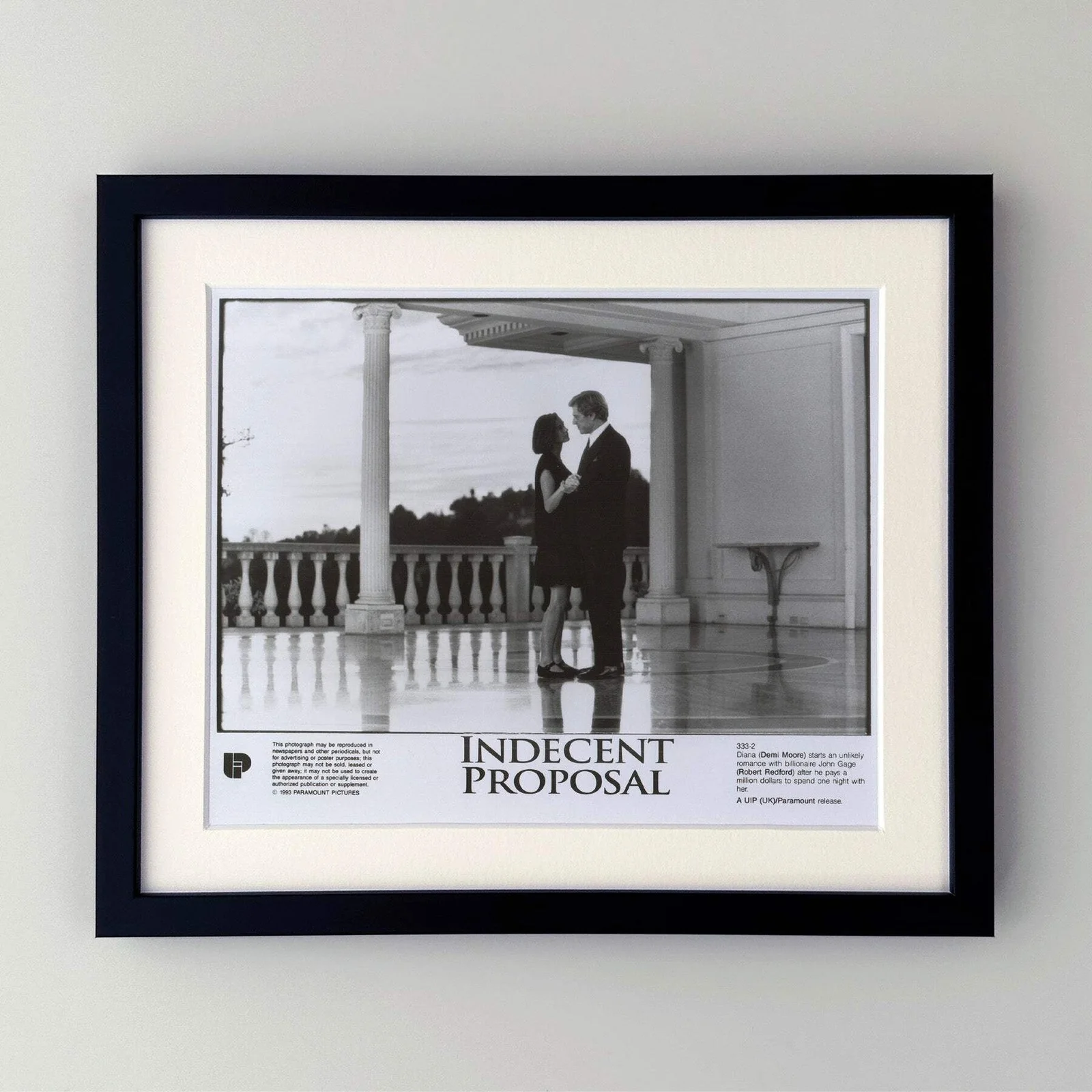 Indecent Proposal (1993) Press Publicity Still - Framed, image 2