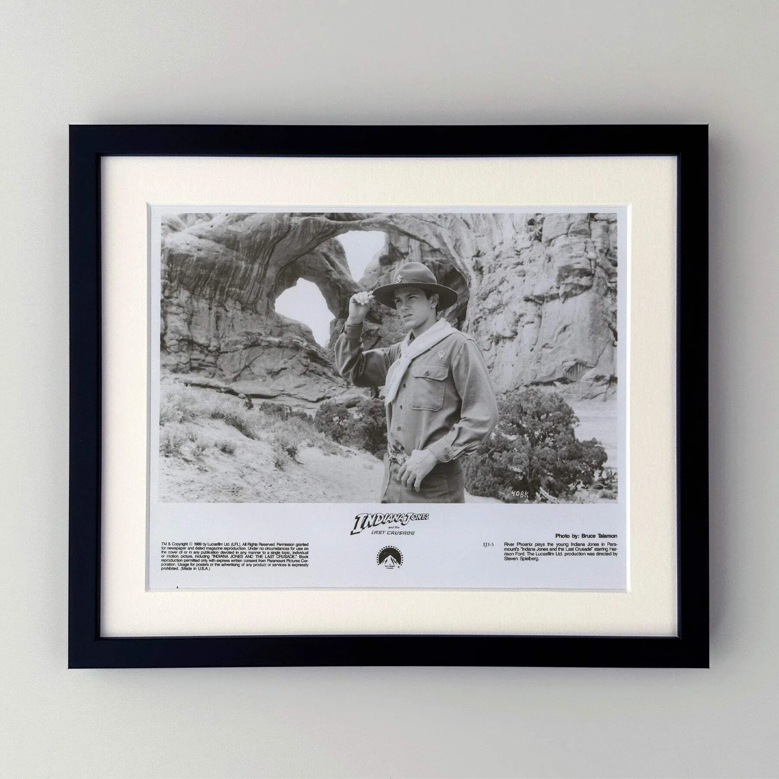 Indiana Jones and the Last Crusade (1989) Press Publicity Still - Framed, image 2