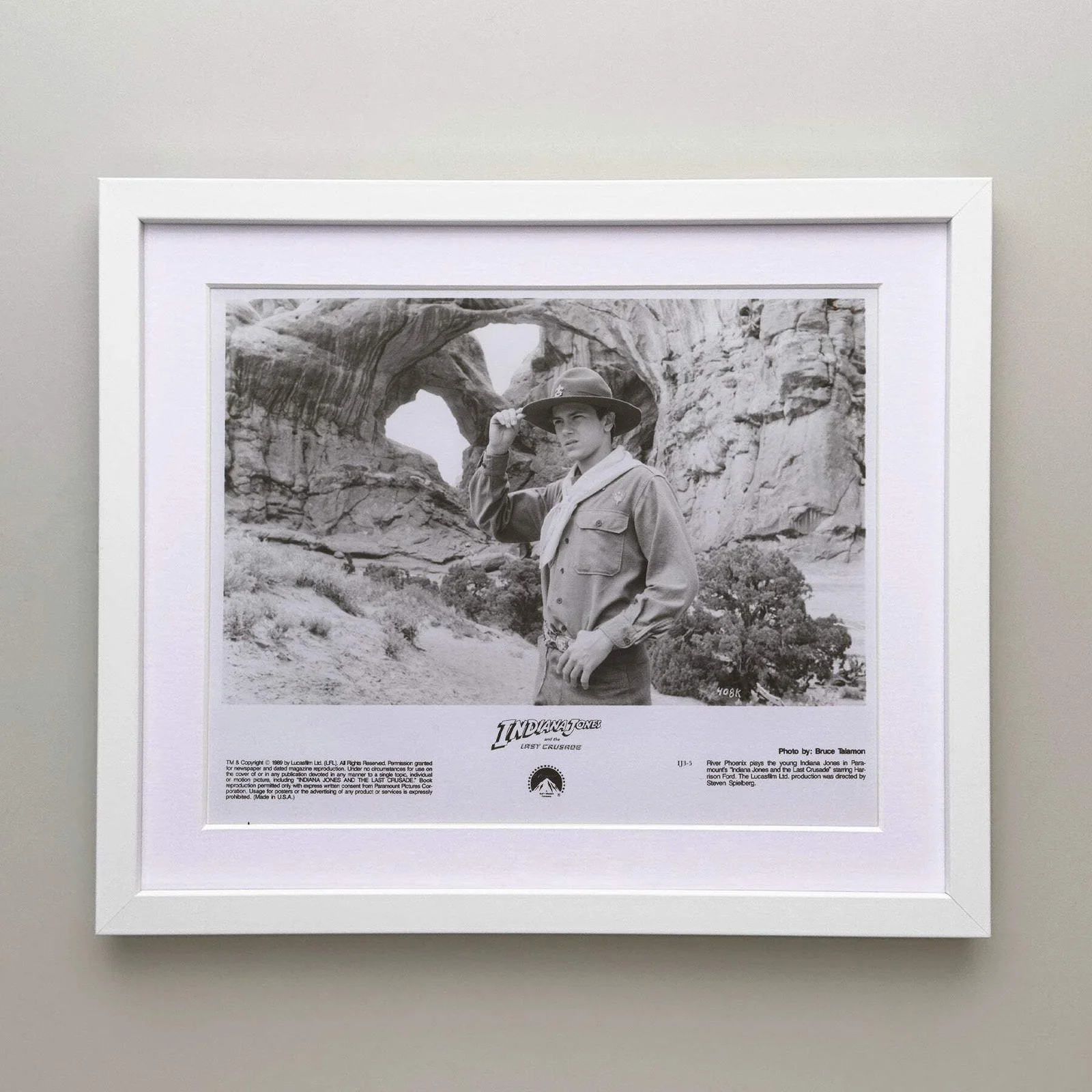 Indiana Jones and the Last Crusade (1989) Press Publicity Still - Framed, image 3