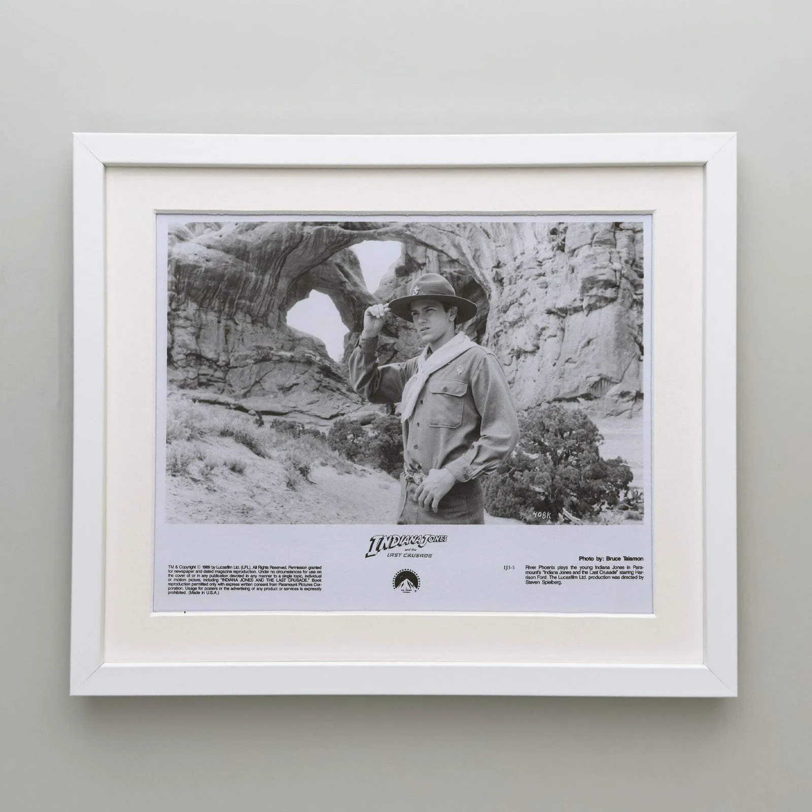 Indiana Jones and the Last Crusade (1989) Press Publicity Still - Framed, image 4