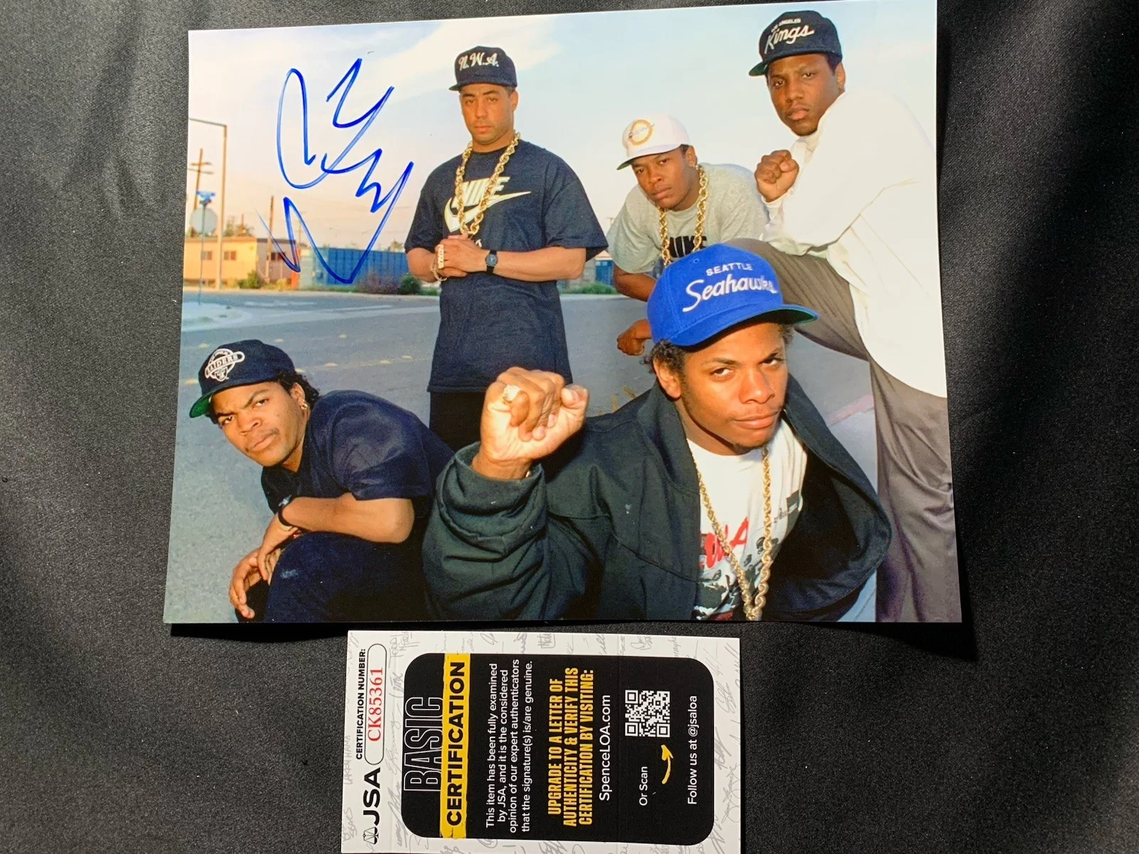 MC Ren NWA Straight Outta Compton Signed 8x10 Photo JSA Coa, изображение 2