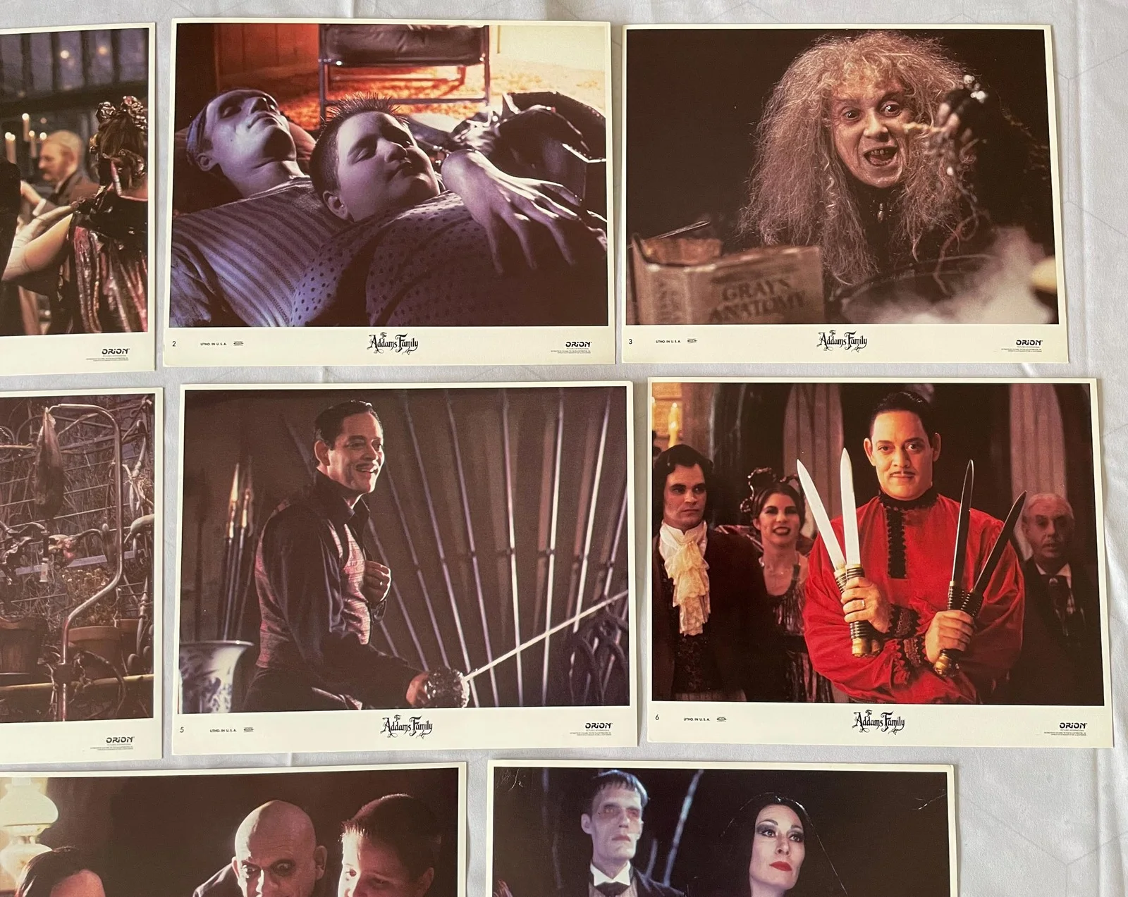 The Addams Family (1991) Original Lobby Cards Set of 8, изображение 2