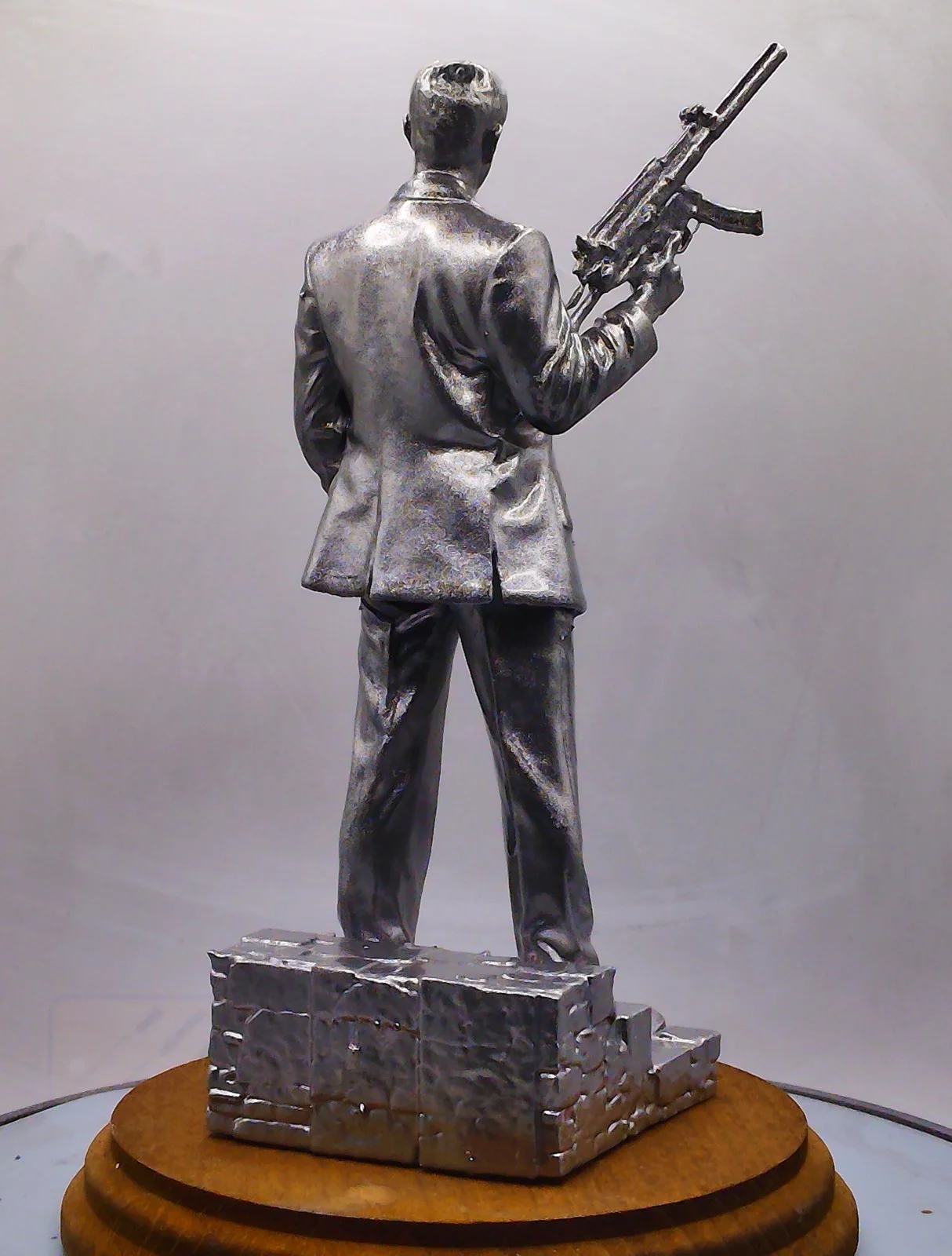 Daniel Craig- Secret Agent - By CaveCraft- Metallic Silver Finish, image 4