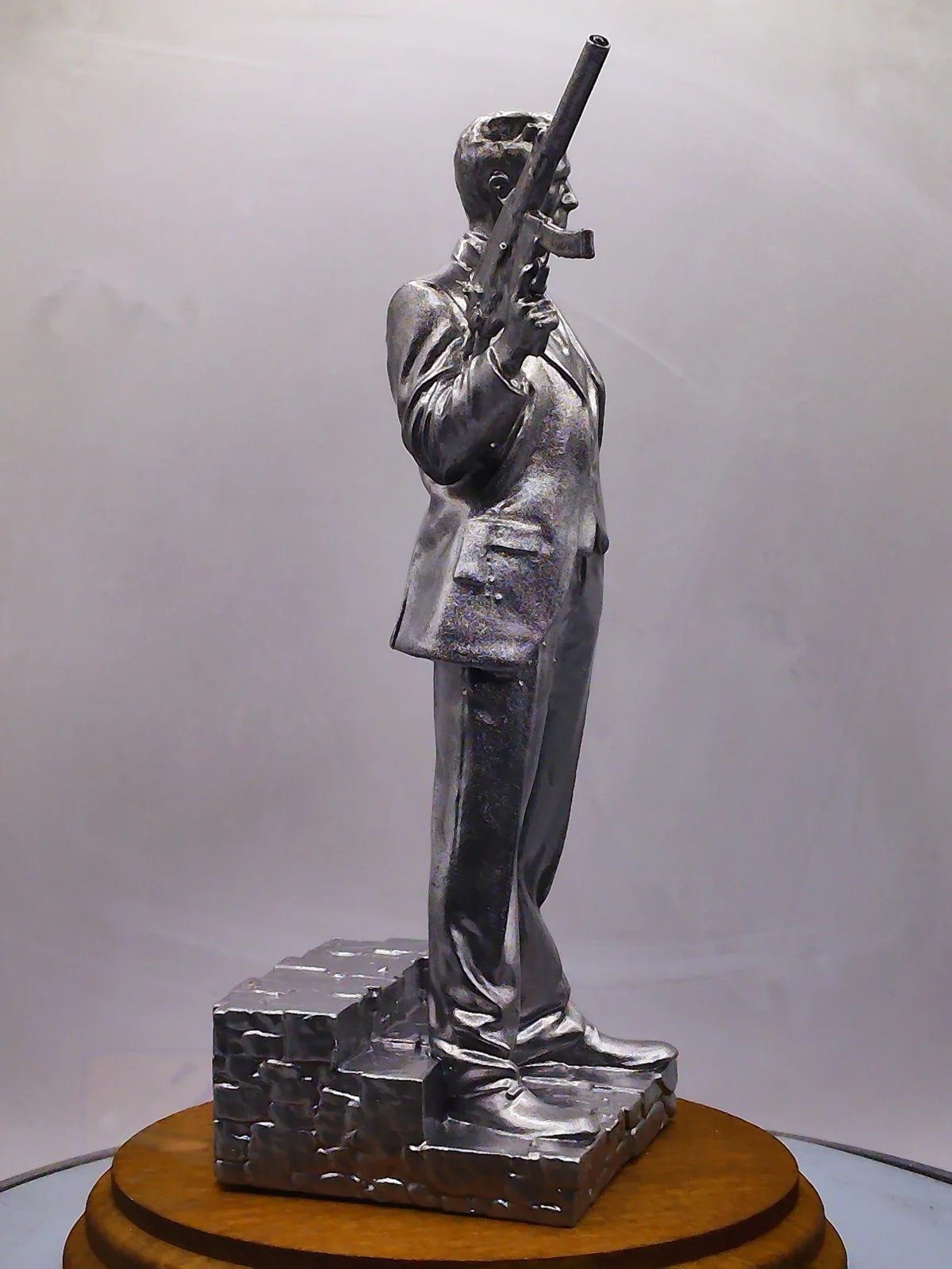 Daniel Craig- Secret Agent - By CaveCraft- Metallic Silver Finish, image 5