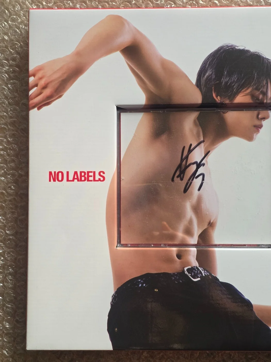 TXT Promo Sticker YEONJUN NO LABELS PART 01 Album Autographed Hand Signed, изображение 4