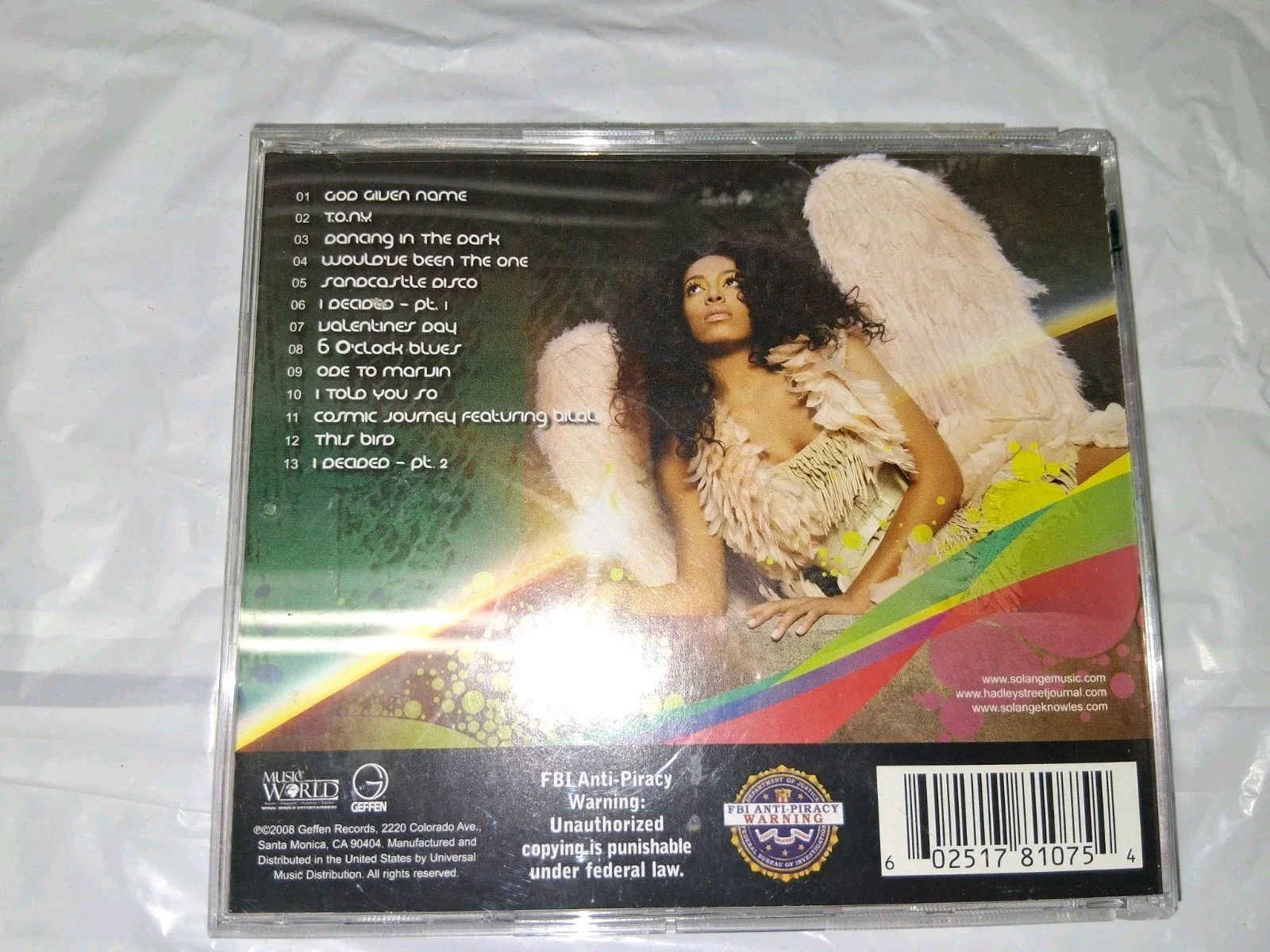 Solange Knowels Sol-Angel and the Hadley St. Dreams Signed Original CD & Booklet, image 3