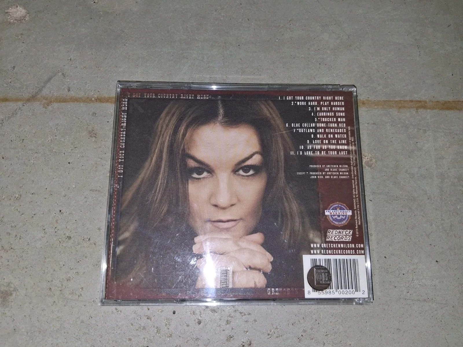 Gretchen Wilson I Got Your Country Right Here Signed Original CD & Booklet, изображение 3