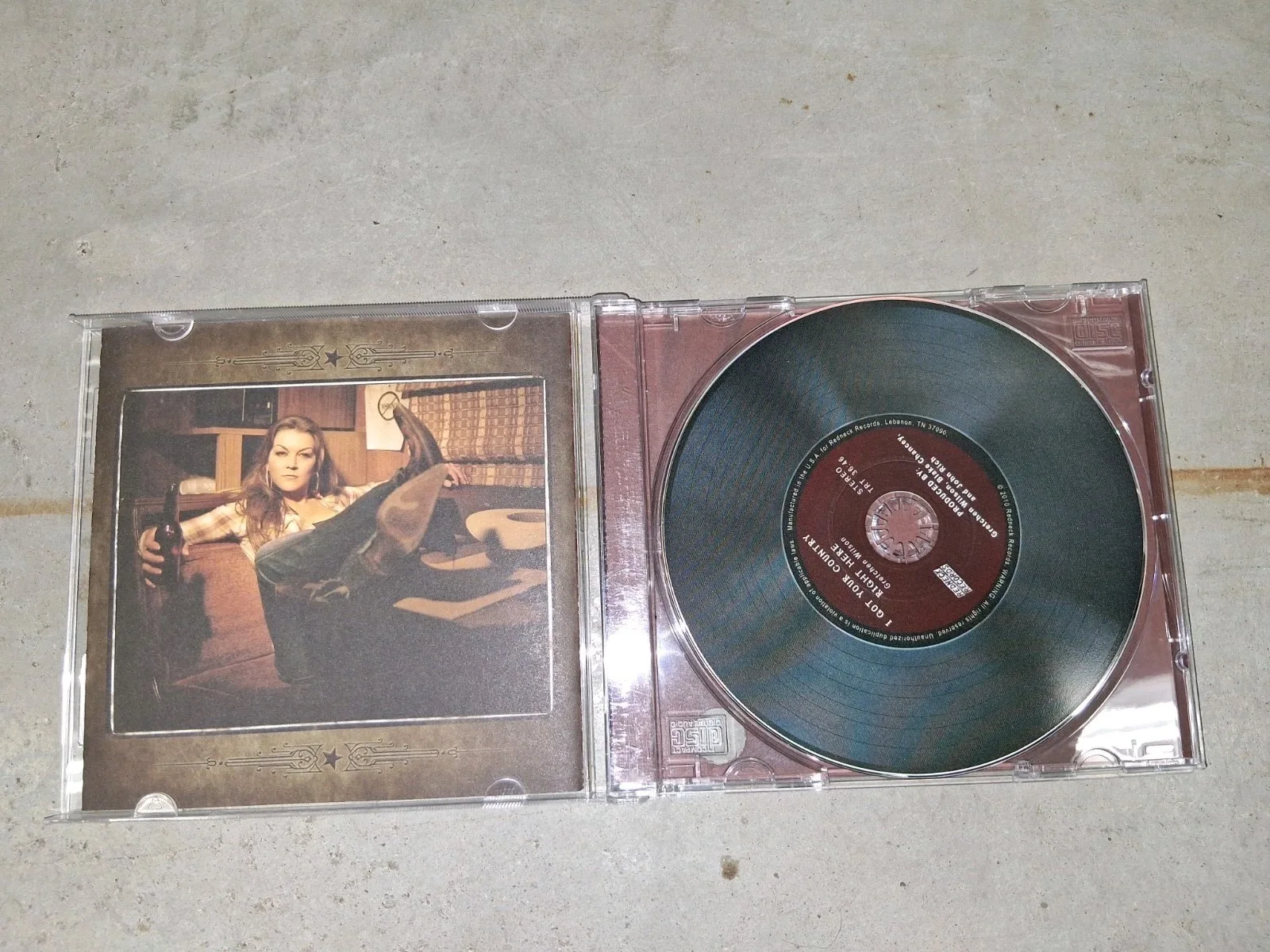 Gretchen Wilson I Got Your Country Right Here Signed Original CD & Booklet, изображение 4