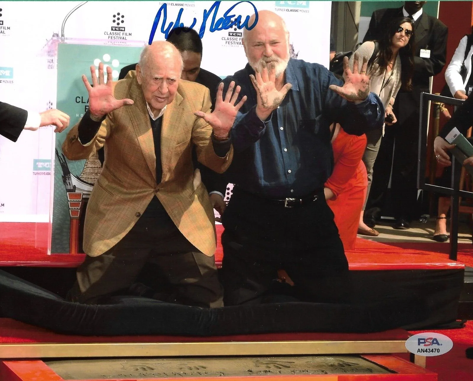 Rob Reiner — ROB REINER SIGNED 8x10 HOLLYWOOD HANDPRINT PHOTO PSA/DNA A FEW GOOD MEN