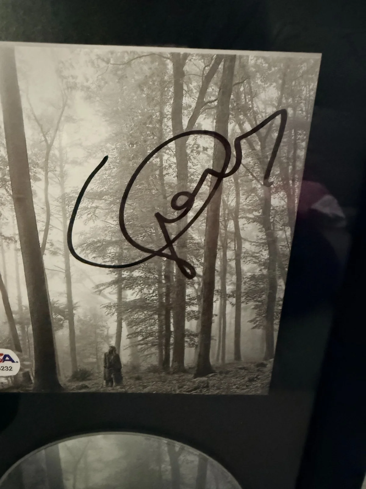 Taylor Swift — Taylor Swift Signed Folklore CD Booklet PSA DNA AI35232 Autograph Framed Display, image 3
