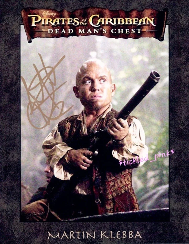 Martin Klebba — Martin Klebba- as "Marty" in Pirates of the Caribbean signed 8x10 Photo w/COA