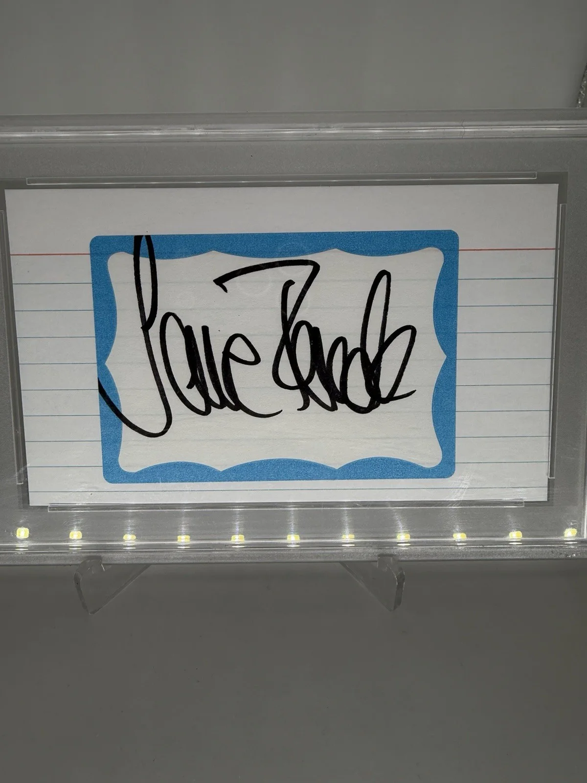 Jane Fonda — PSA DNA JANE FONDA SIGNED AUTOGRAPHED CUT LEGENDARY ACTRESS FITNESS CELEBRITY, изображение 2