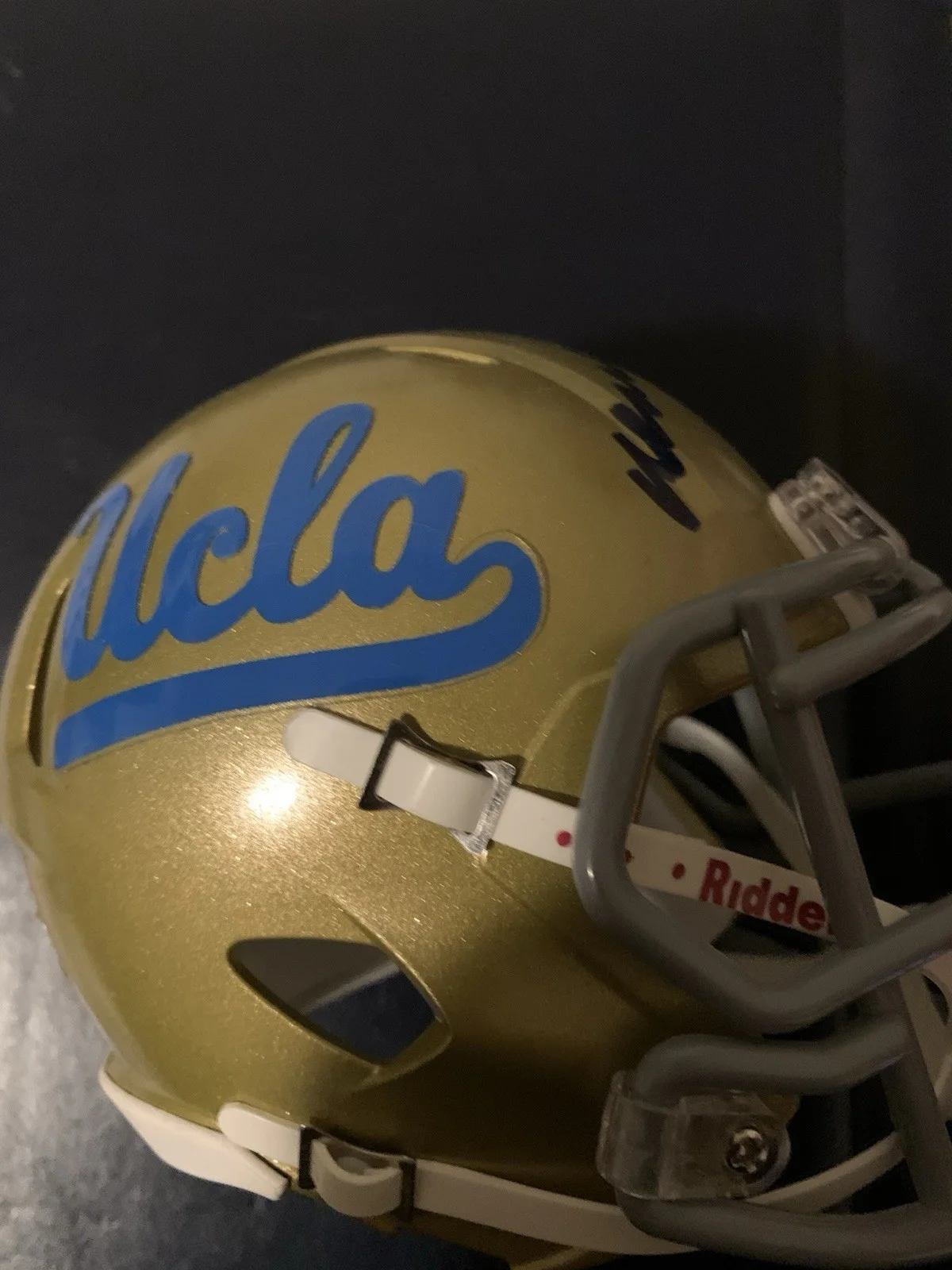 Mark Harmon Autographed UCLA Mini Helmet PSA/DNA COA Summer School, image 2