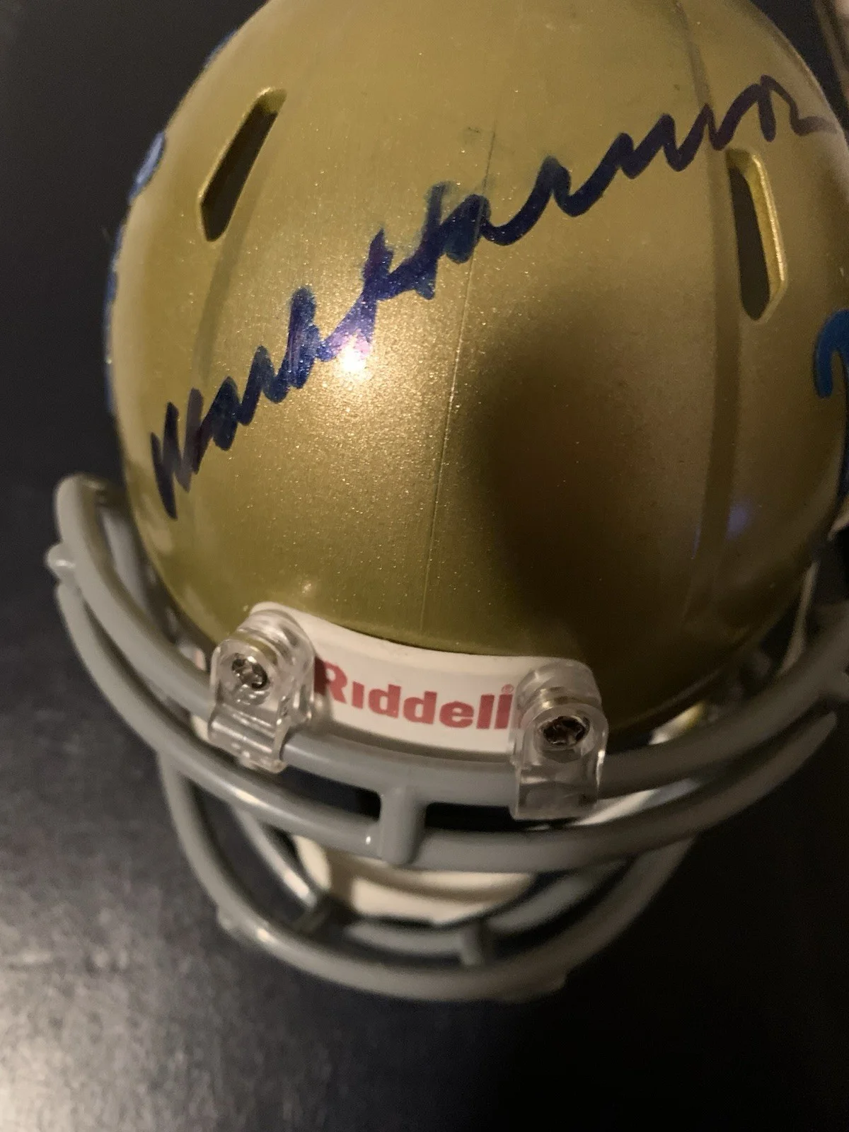 Mark Harmon Autographed UCLA Mini Helmet PSA/DNA COA Summer School, image 5