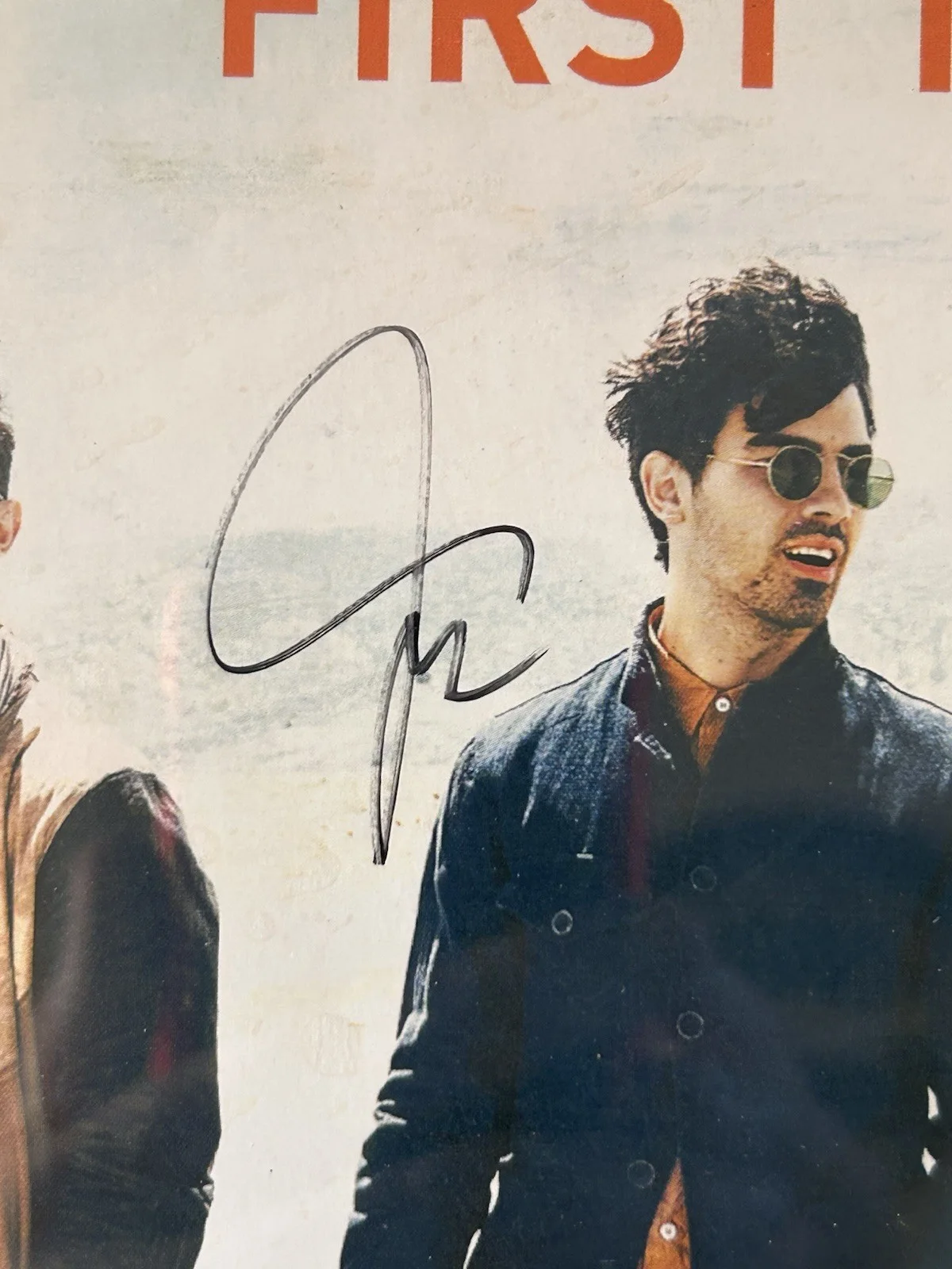 Joe Jonas, Kevin Jonas, Nick Jonas — Jonas Brothers Autographed Signed photo for road crew only Framed, image 3