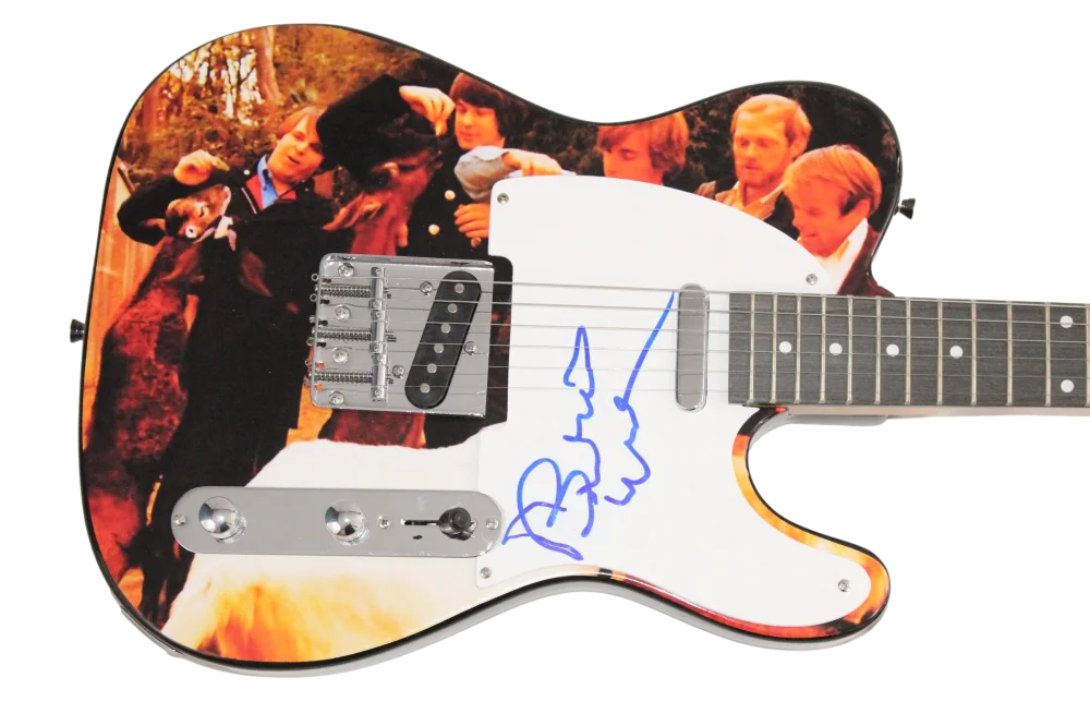 Brian Wilson — Brian Wilson Beach Boys Signed Autograph Custom One-of-a-Kind Guitar w/ JSA COA