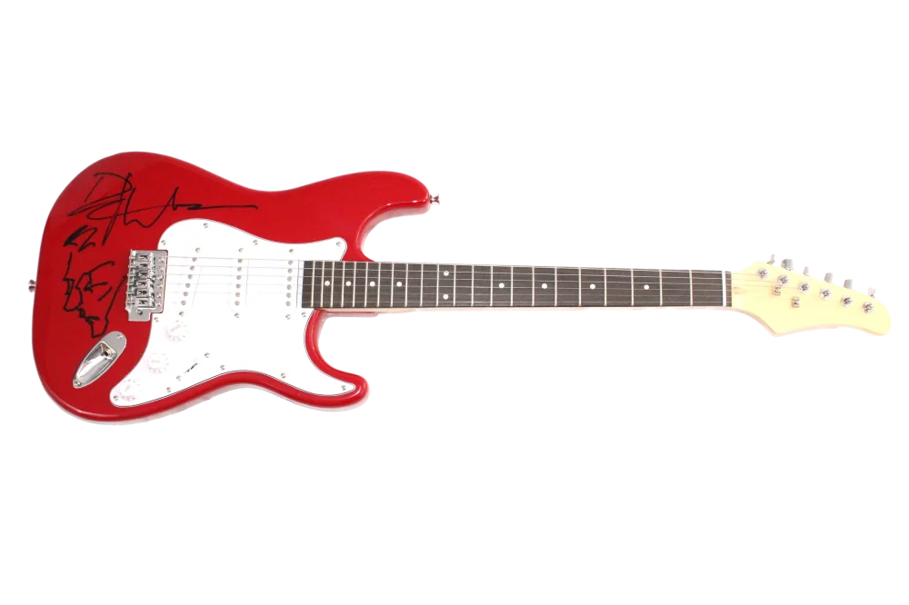 Dave Matthews — Dave Matthews Signed Autograph Guitar w/ Hand Drawn Original Art Sketch JSA COA, изображение 2