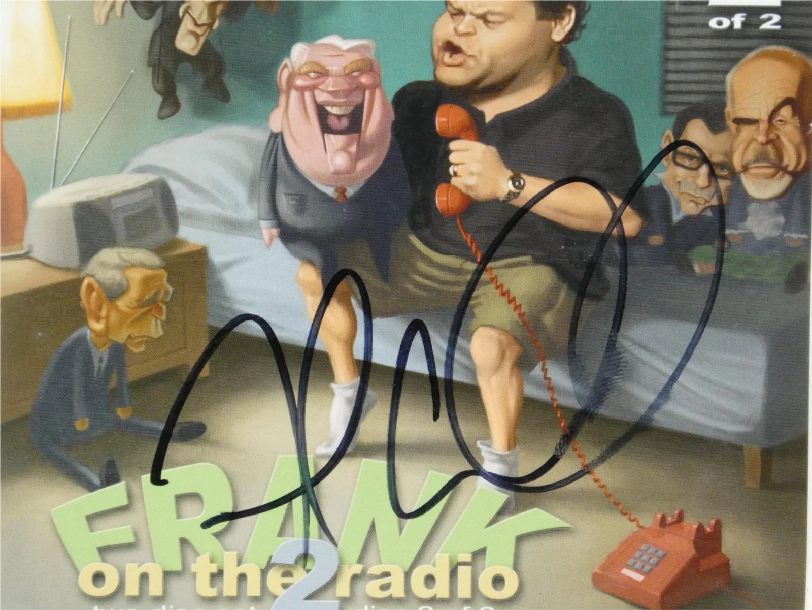 Frank Caliendo — Frank Caliendo Signed Frank On The Radio 2 CD Cover Autographed Comedian, image 2