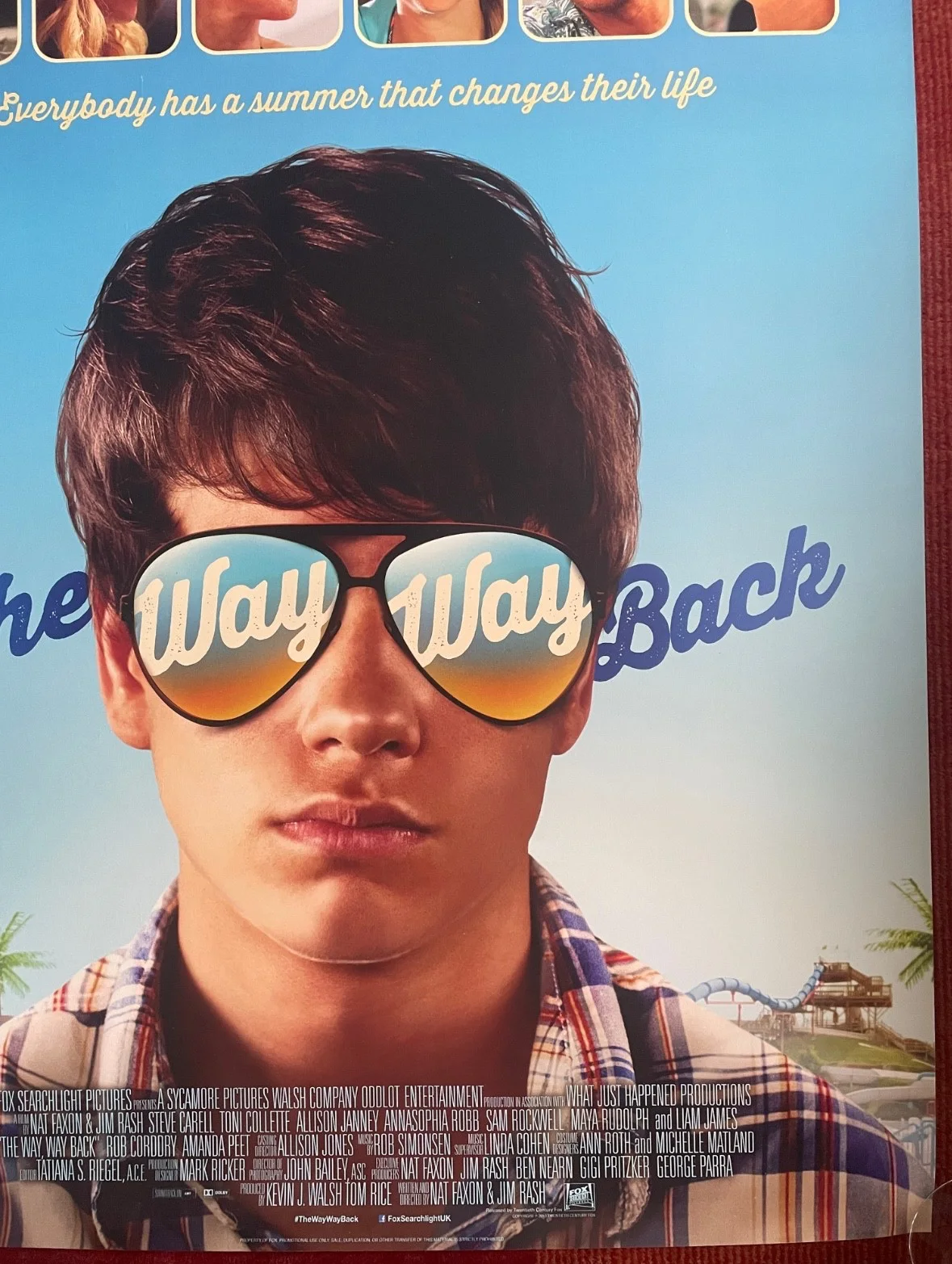 THE WAY WAY BACK (2013) Original UK One Sheet Movie Film Poster Steve Carell, изображение 5