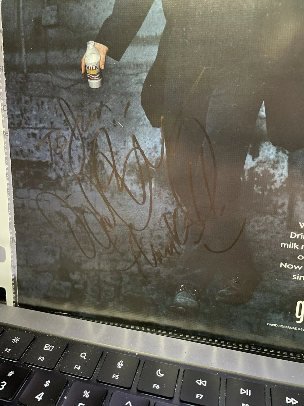 David Boreanez — David Boreanaz Signed Got Milk Ad Magazine Photo Angel Buffy the Vampire Slayer, изображение 3