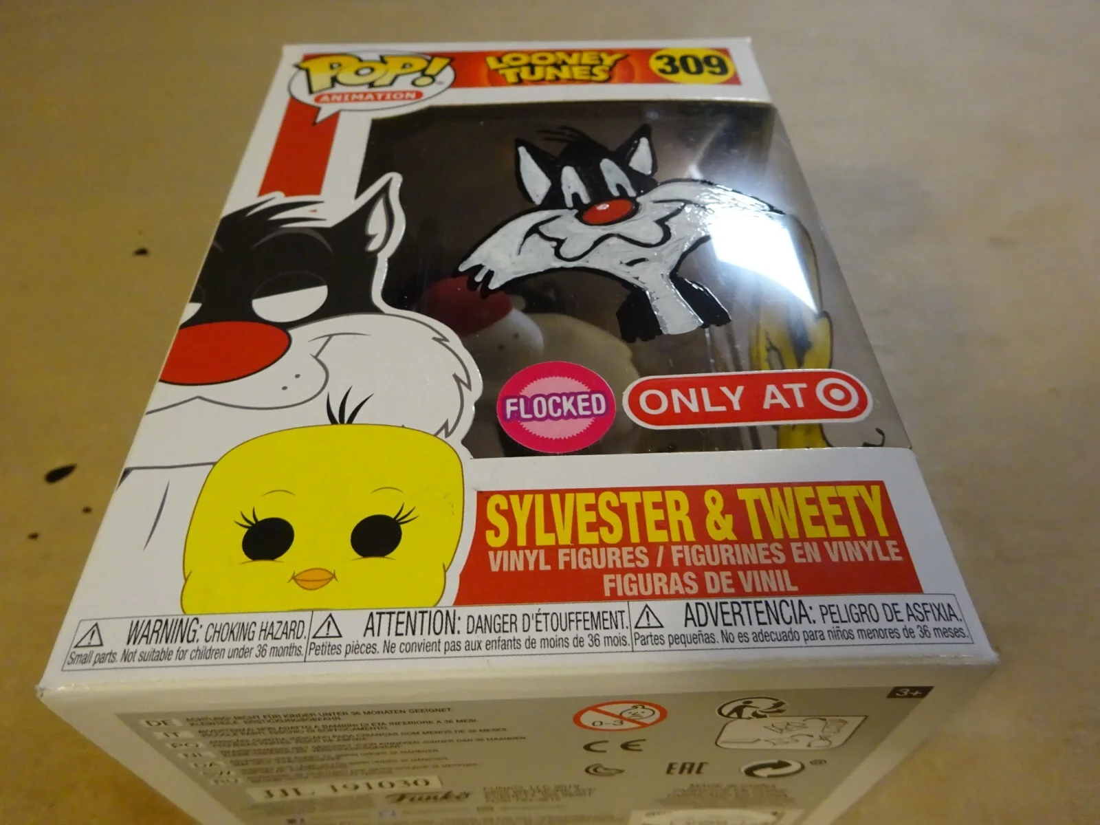 Richard Maurizio — Richard Maurizio Signed & Sketched Looney Tunes Sylvester & Tweety Funko Pop JSA, изображение 3